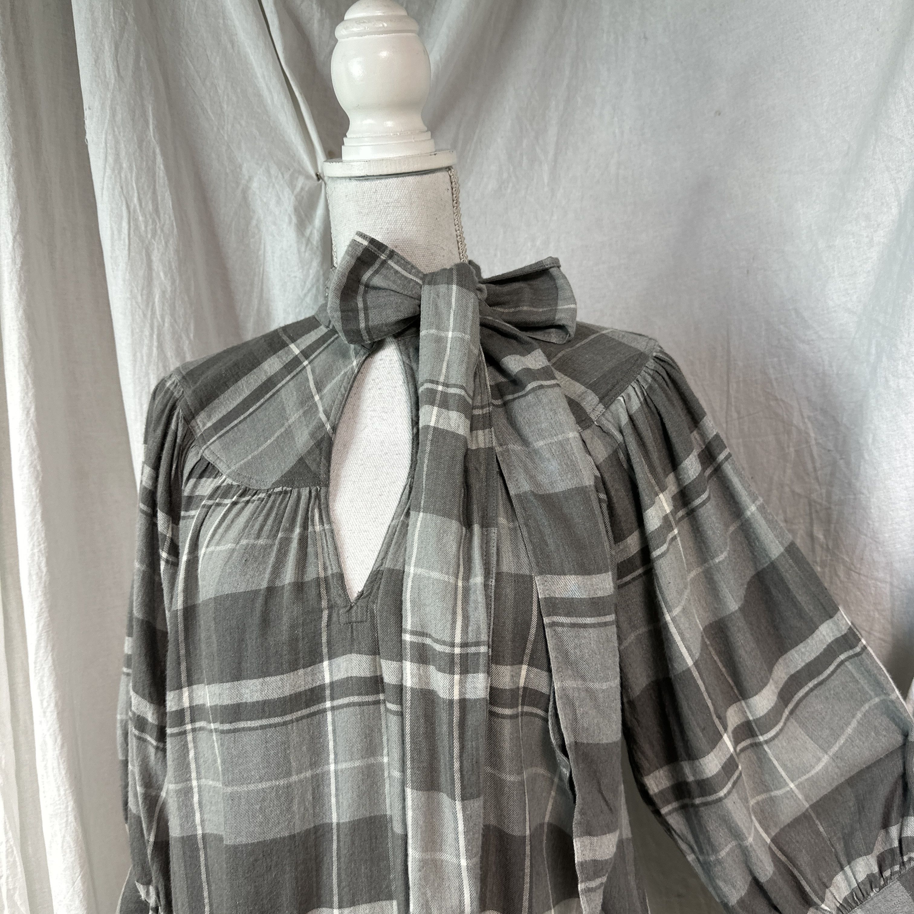 Polo Ralph Lauren Vintage Old Money Tartan Polo Ralph Lauren Tunic Shirt Y2K Size S / US 4 / IT 40 - 5 Thumbnail