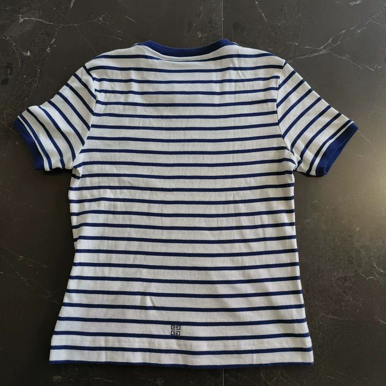 Givenchy Givenchy Striped Short Sleeve Top Size US M / EU 48-50 / 2 - 2 Thumbnail
