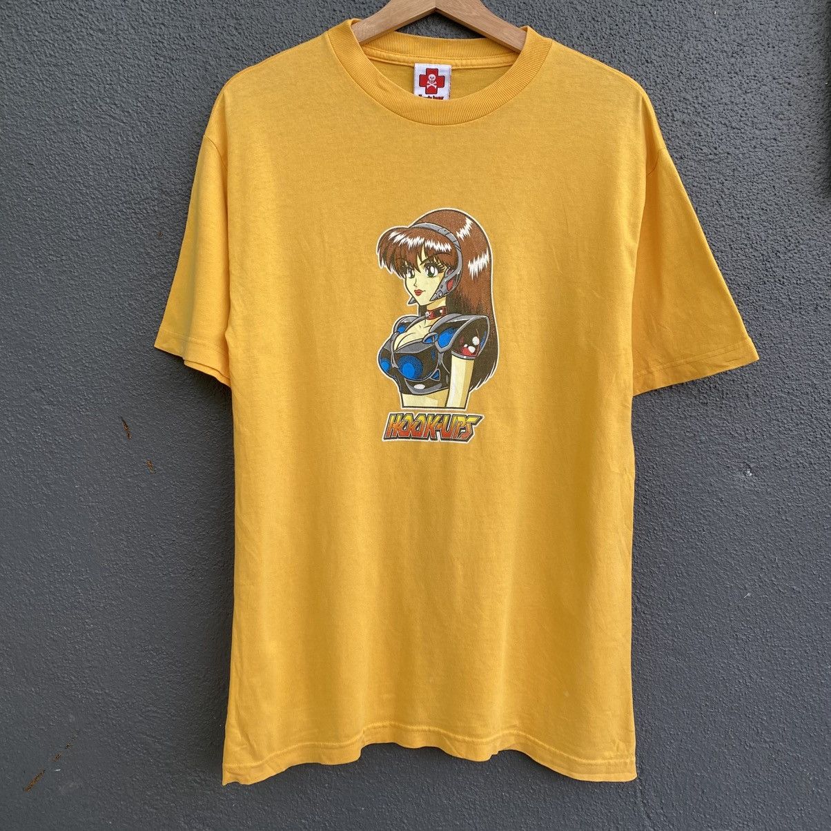 Hook-Ups × Vintage VINTAGE HOOK-UPS SPELLOUT SKATE STYLE TSHIRT Size US M / EU 48-50 / 2 - 1 Thumbnail