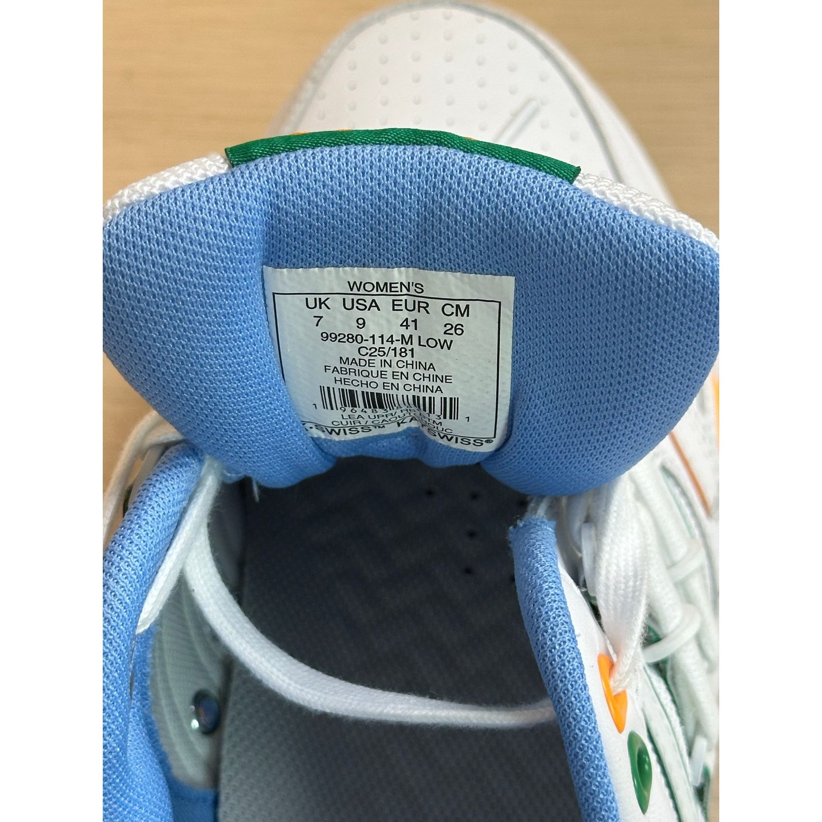 K-Swiss K-SWISS Si-18 International White Sneaker Size 9W - NEW Size US 9 / IT 39 - 8 Thumbnail