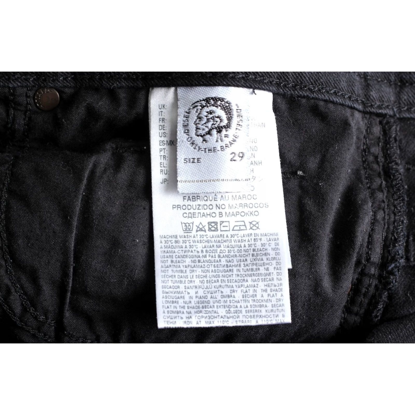 Diesel DIESEL THOMMER 0688H Stretch Slim Skinny Jeans Men W29 L32 DZ6572 Size US 29 - 7 Thumbnail