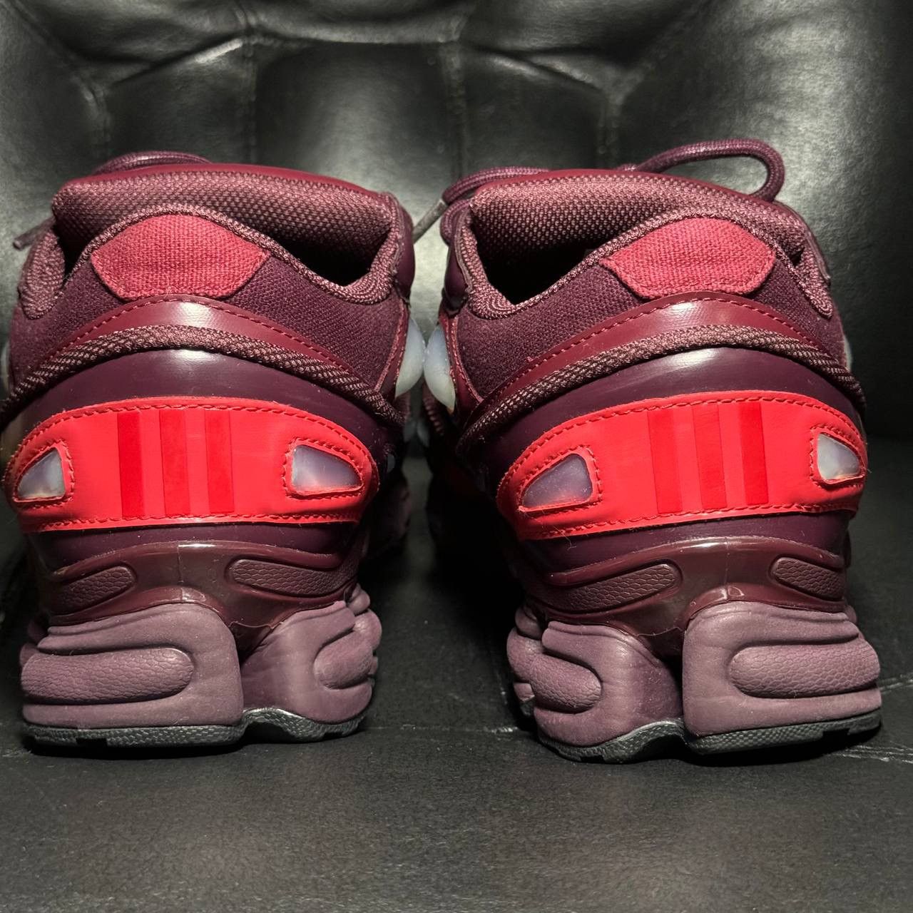 Adidas × Raf Simons 9us sneakers Adidas Raf Simons Ozweego burgundy Size US 9 / EU 42 - 2 Thumbnail