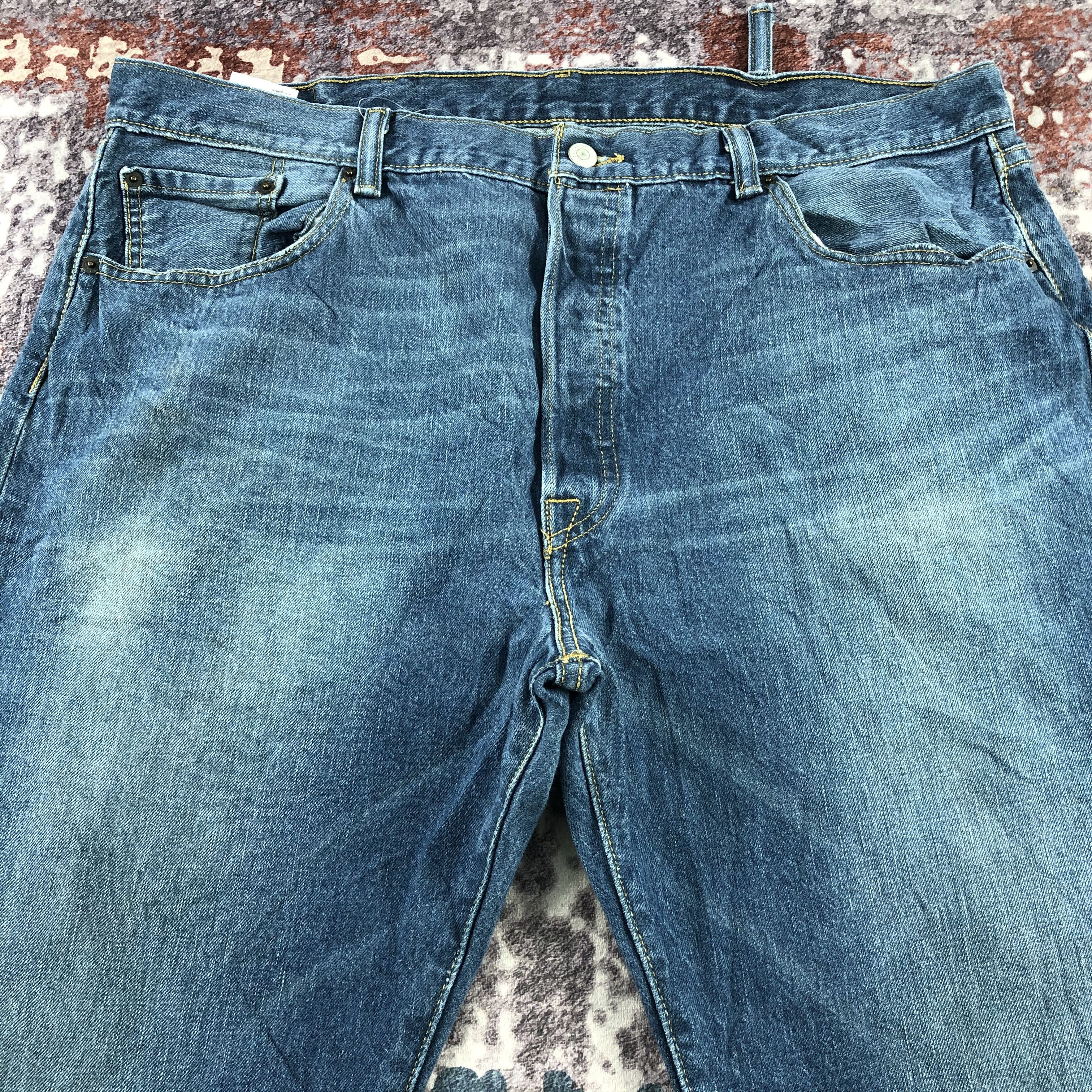 Levi's Vintage Blue Wash Levis 501 Jeans-JM3091 Size US 40 / EU 56 - 3 Thumbnail