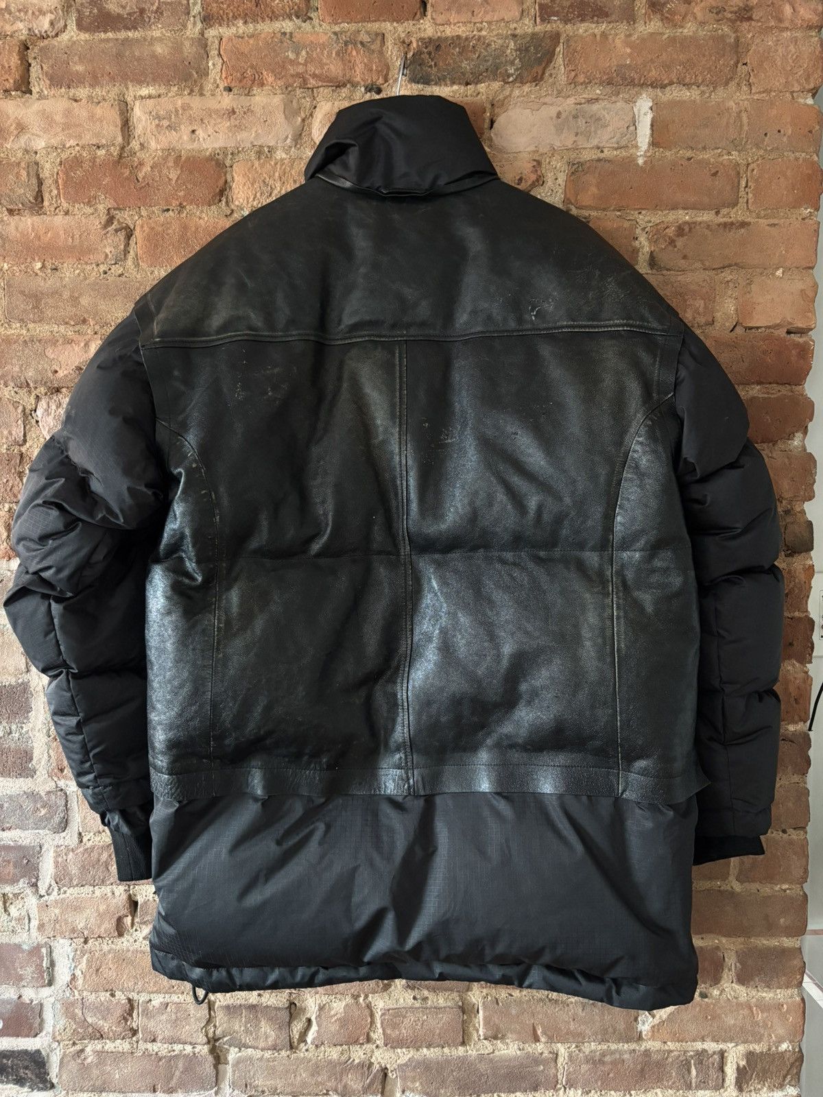 Balenciaga Balenciaga Leather Patch Puffer Jacket Size US S / EU 44-46 / 1 - 2 Thumbnail