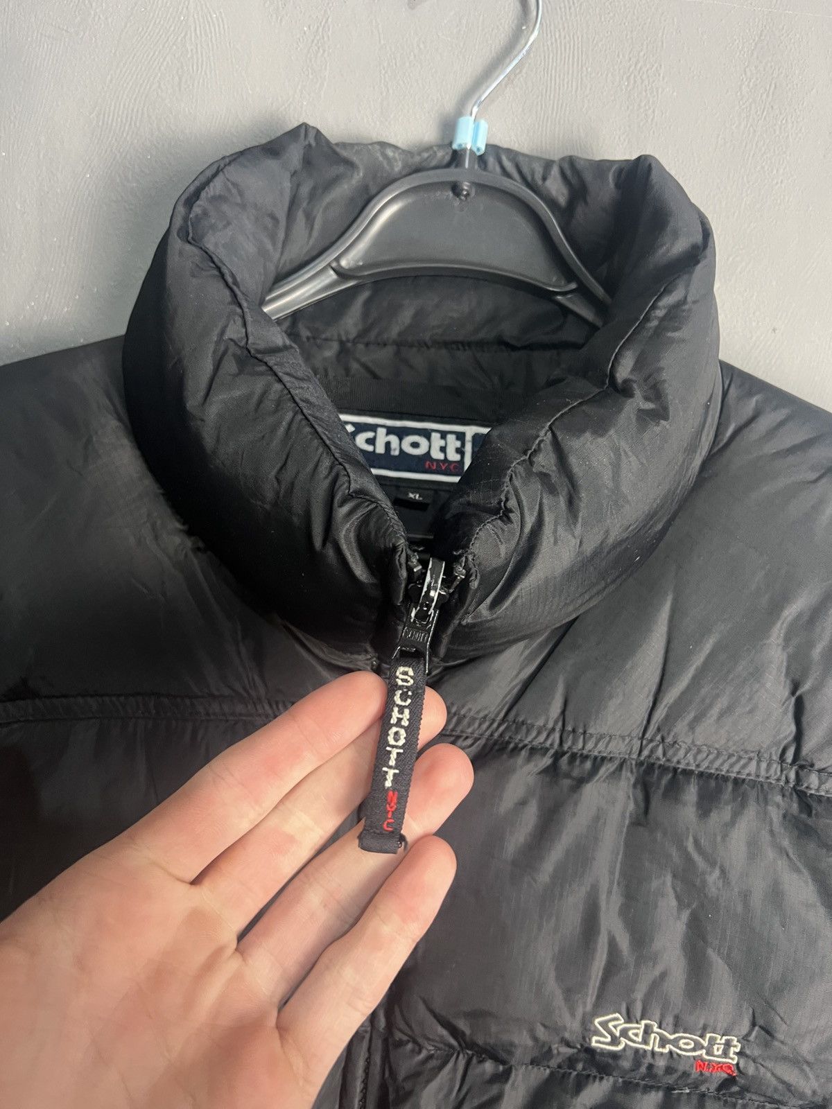 Schott Vintage Schott Down Puffer Vest Size US M / EU 48-50 / 2 - 3 Thumbnail