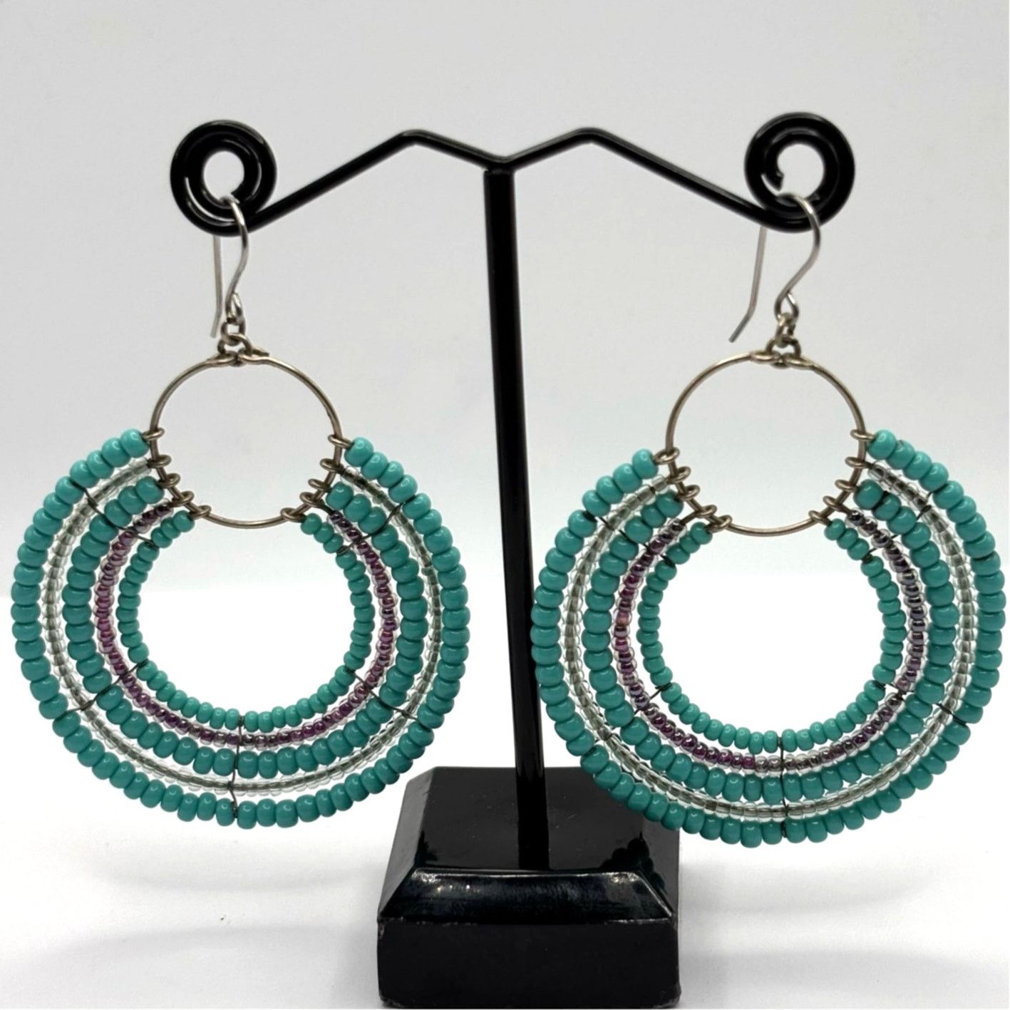 Other Western Turquoise Beaded Earrings Size ONE SIZE - 2 Thumbnail