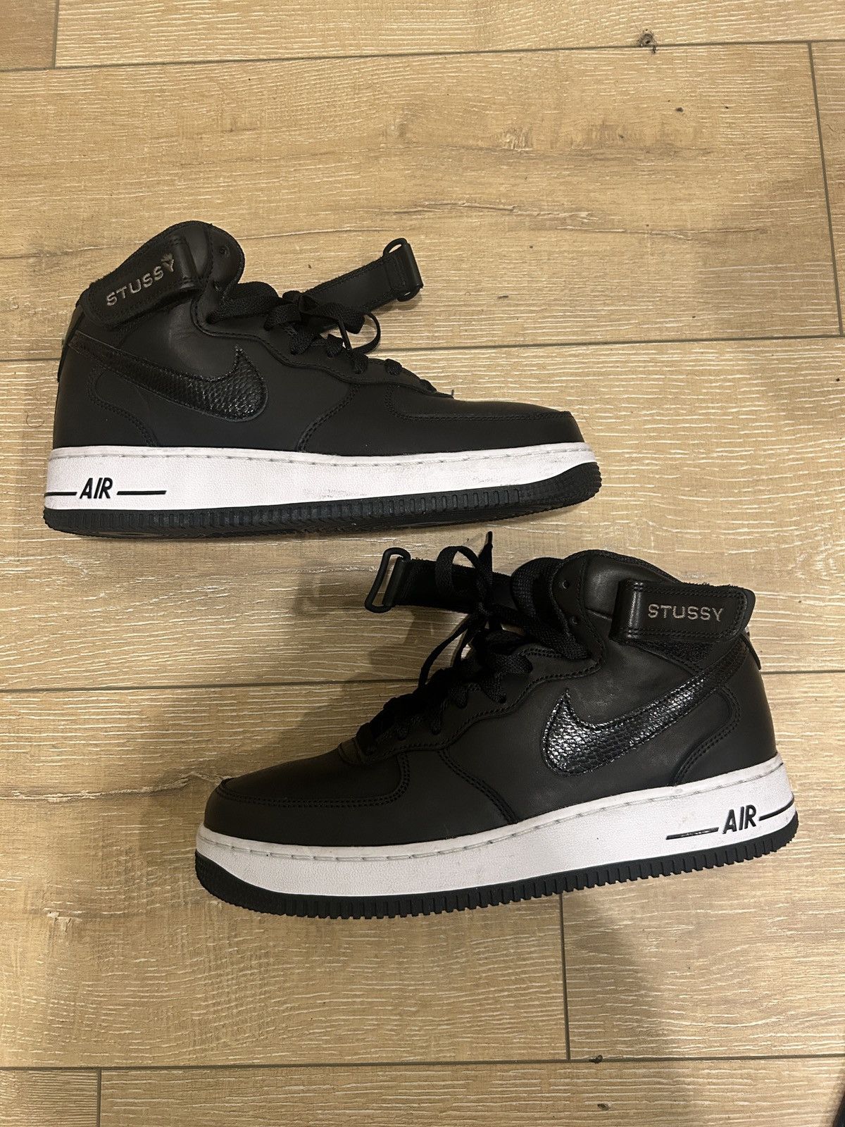 Nike × Stussy Nike Air Force 1 Mid - Stussy Size US 8.5 / EU 41-42 - 3 Thumbnail