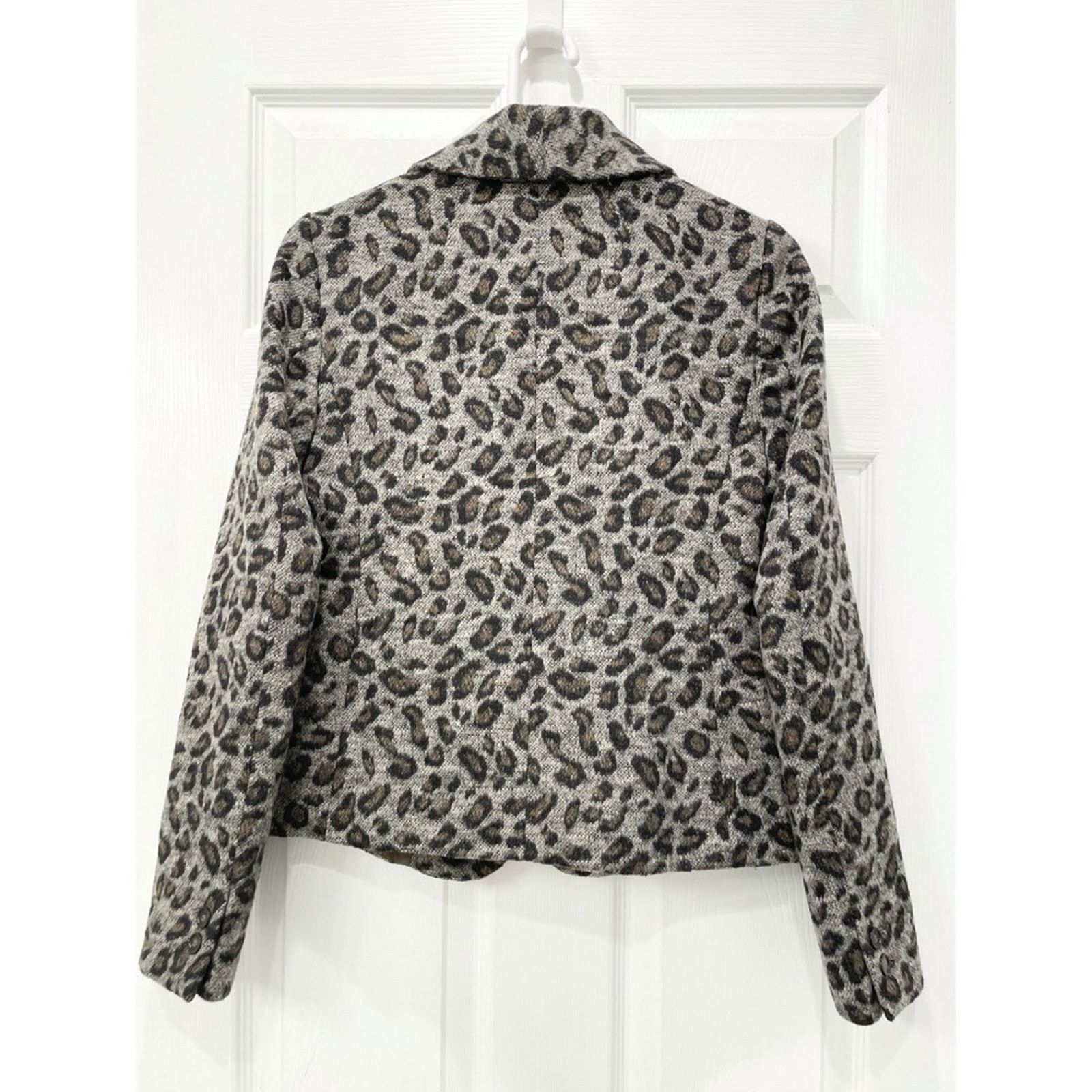 Loft Ann Taylor LOFT Leopard Print Blazer XS Size XS / US 0-2 / IT 36-38 - 2 Thumbnail