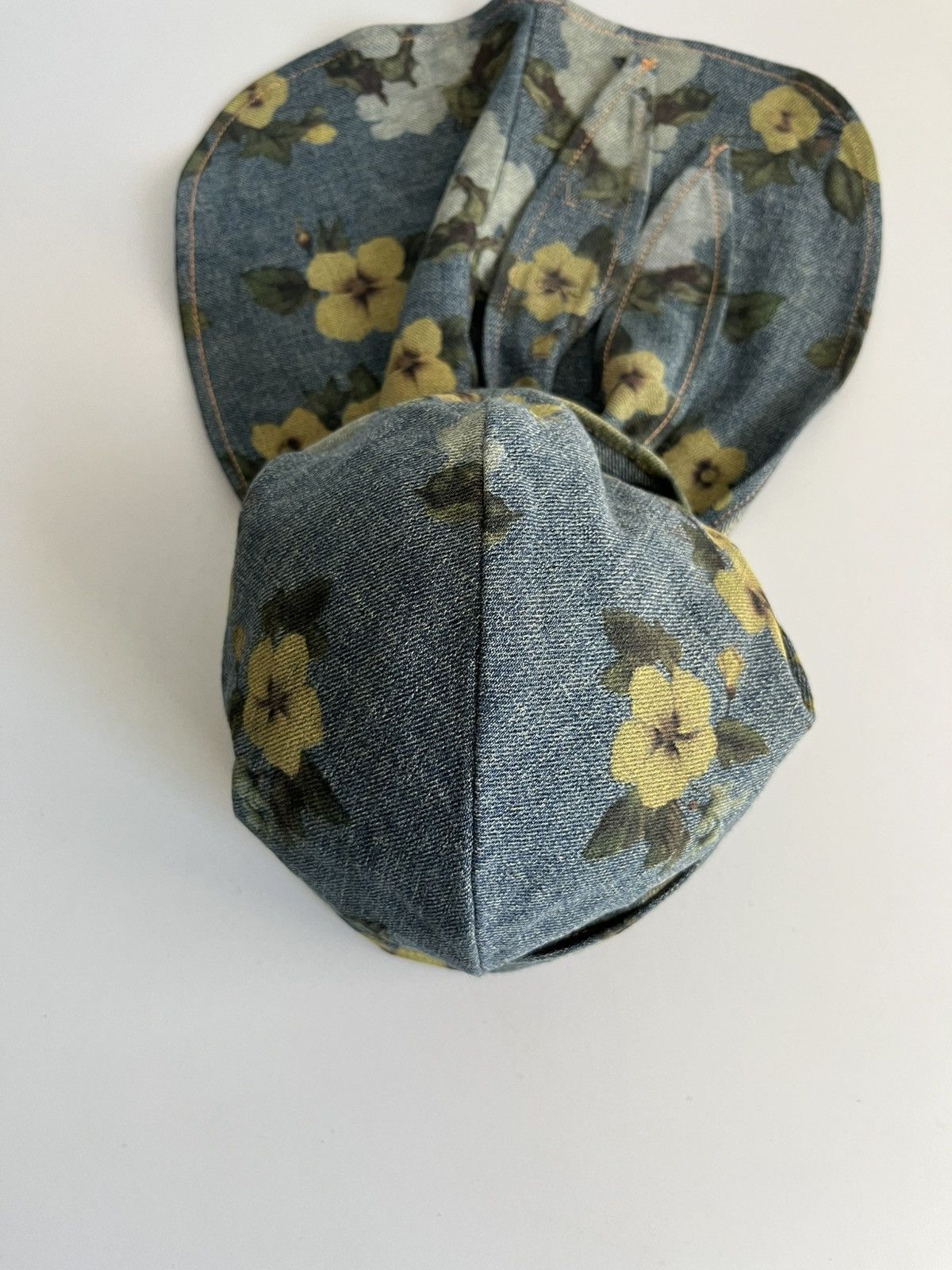DENIM TEARS × Levi's Denim Tears x Levi’s SS25 floral cotton linen denim durag Size ONE SIZE - 5 Thumbnail