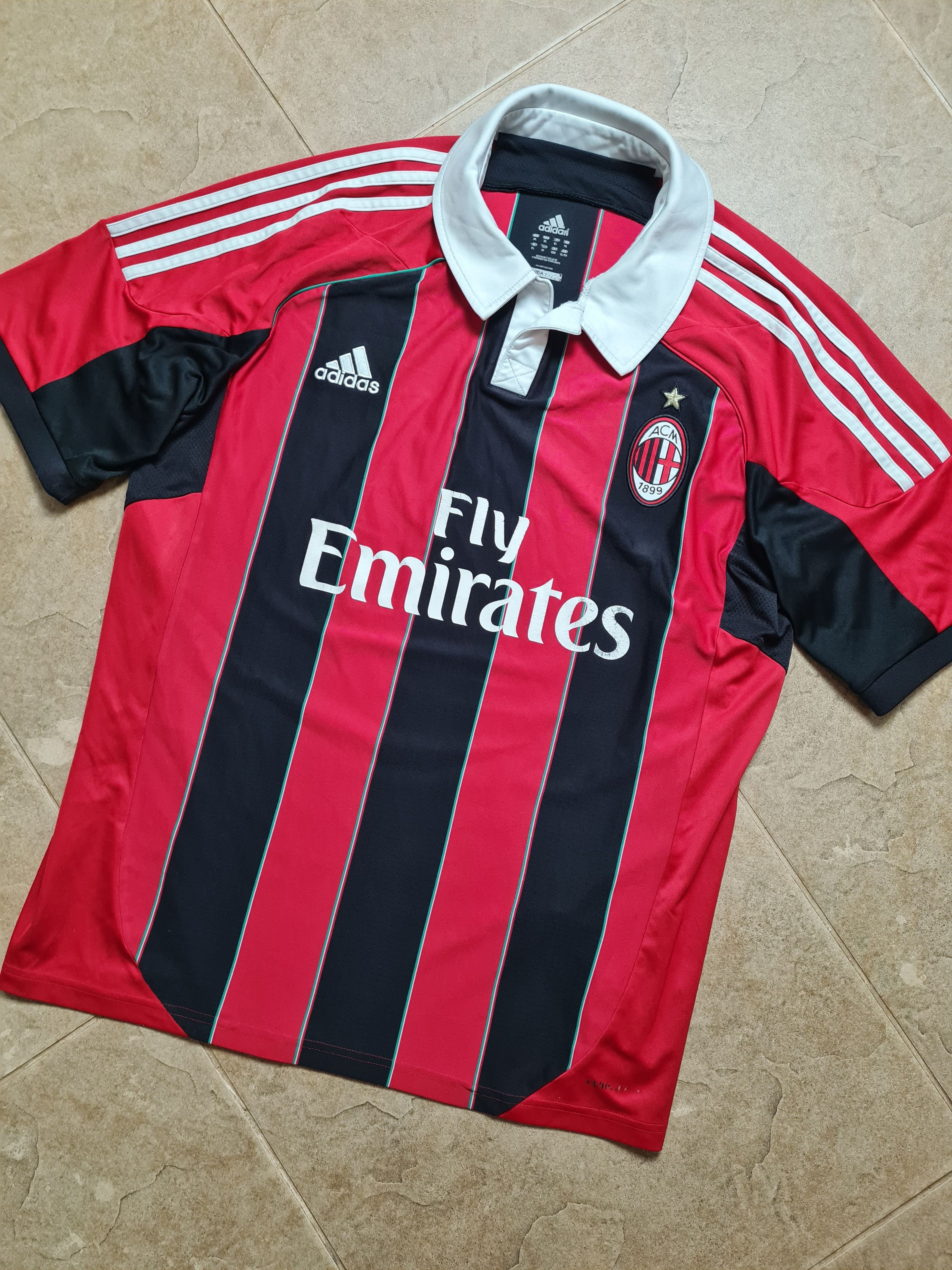 Adidas AC Milan Home Football Shirt 2012-13 Adidas X23680 Size US XL / EU 56 / 4 - 1 Thumbnail