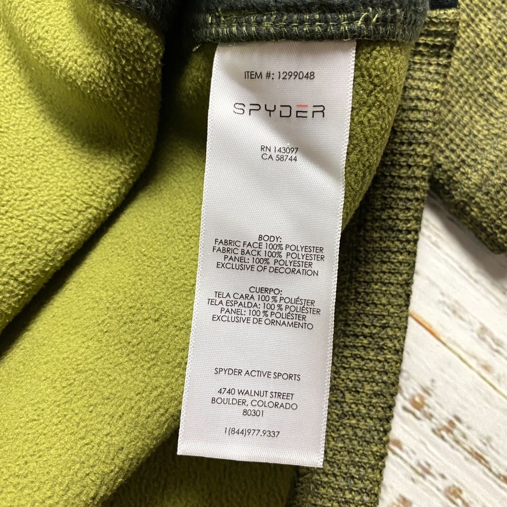 Spyder Spyder OUTBOUND Core Knit Mens Green Black 1/2 Zip Sweater Pullover Jacket L Size US L / EU 52-54 / 3 - 5 Thumbnail