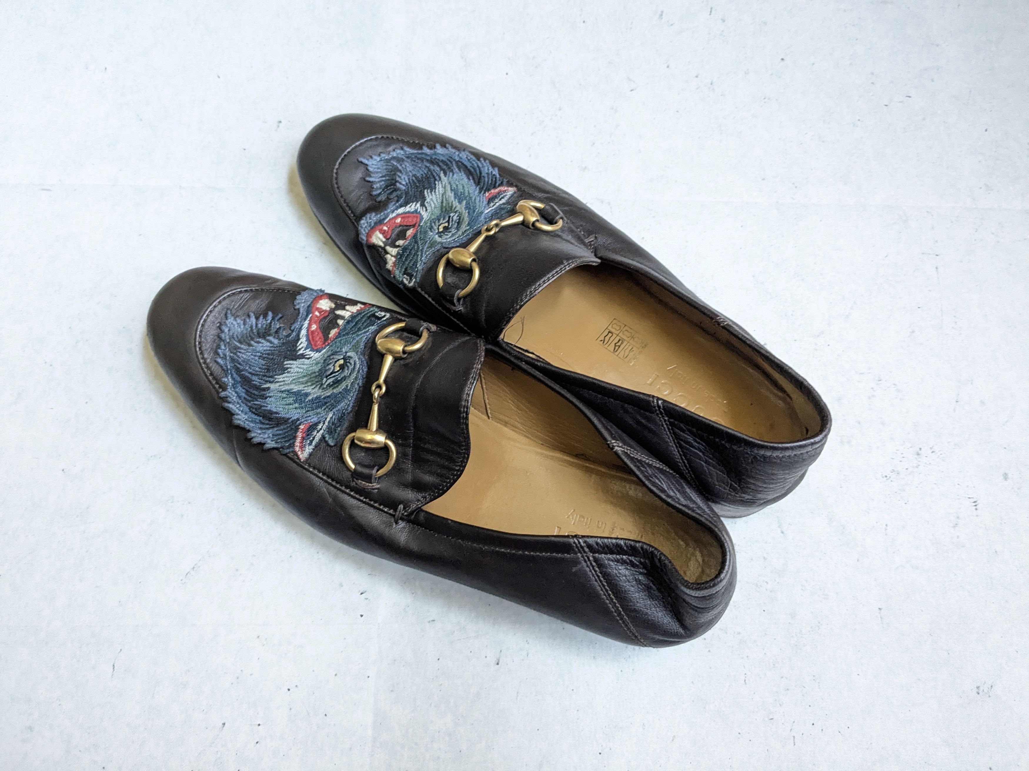 Gucci Gucci Horsebit Loafers Brown Leather 9.5 Wolf Size US 9.5 / EU 42-43 - 11 Thumbnail