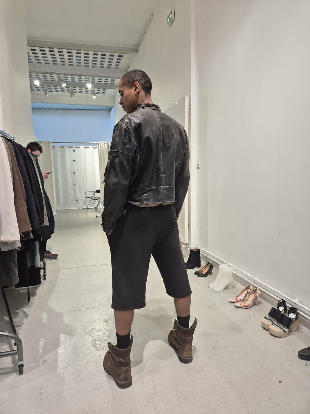 Vintage Vintage 1930's leather ordonnansjacka / swedish moto jacket Size US M / EU 48-50 / 2 - 12 Thumbnail