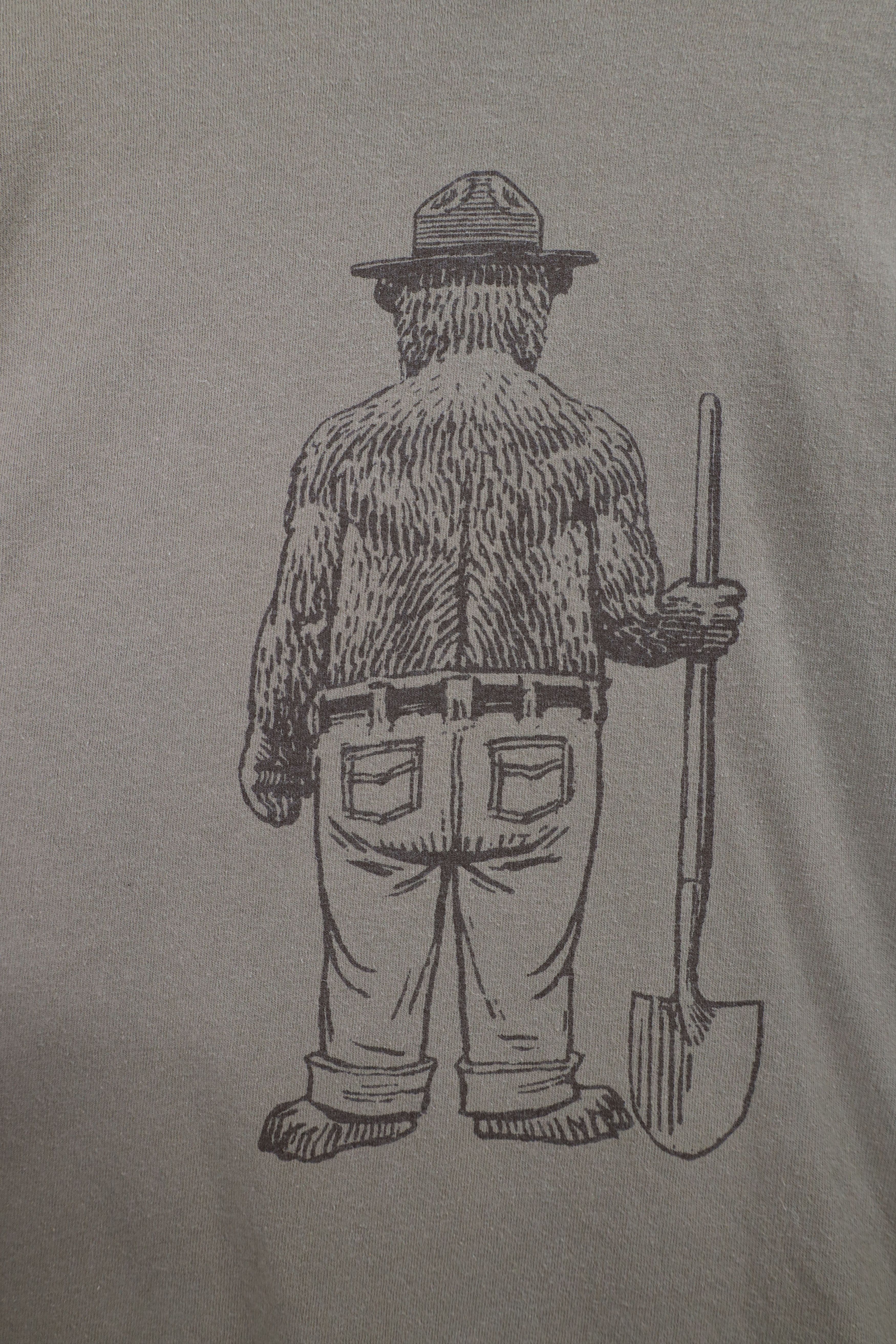 Vintage Vintage Y2K The Bear Short Sleeve T-Shirt Beige Cotton Size US XL / EU 56 / 4 - 10 Thumbnail