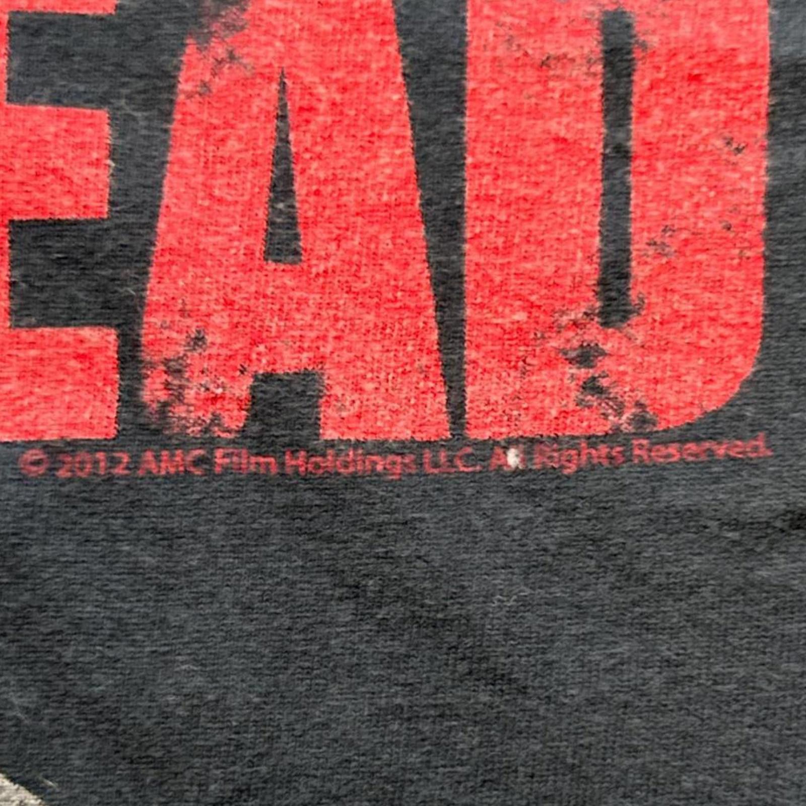 Jerzees The walking Dead Zombies Horror Tv Show 2012 Y2k T-Shirt Size US XL / EU 56 / 4 - 4 Thumbnail