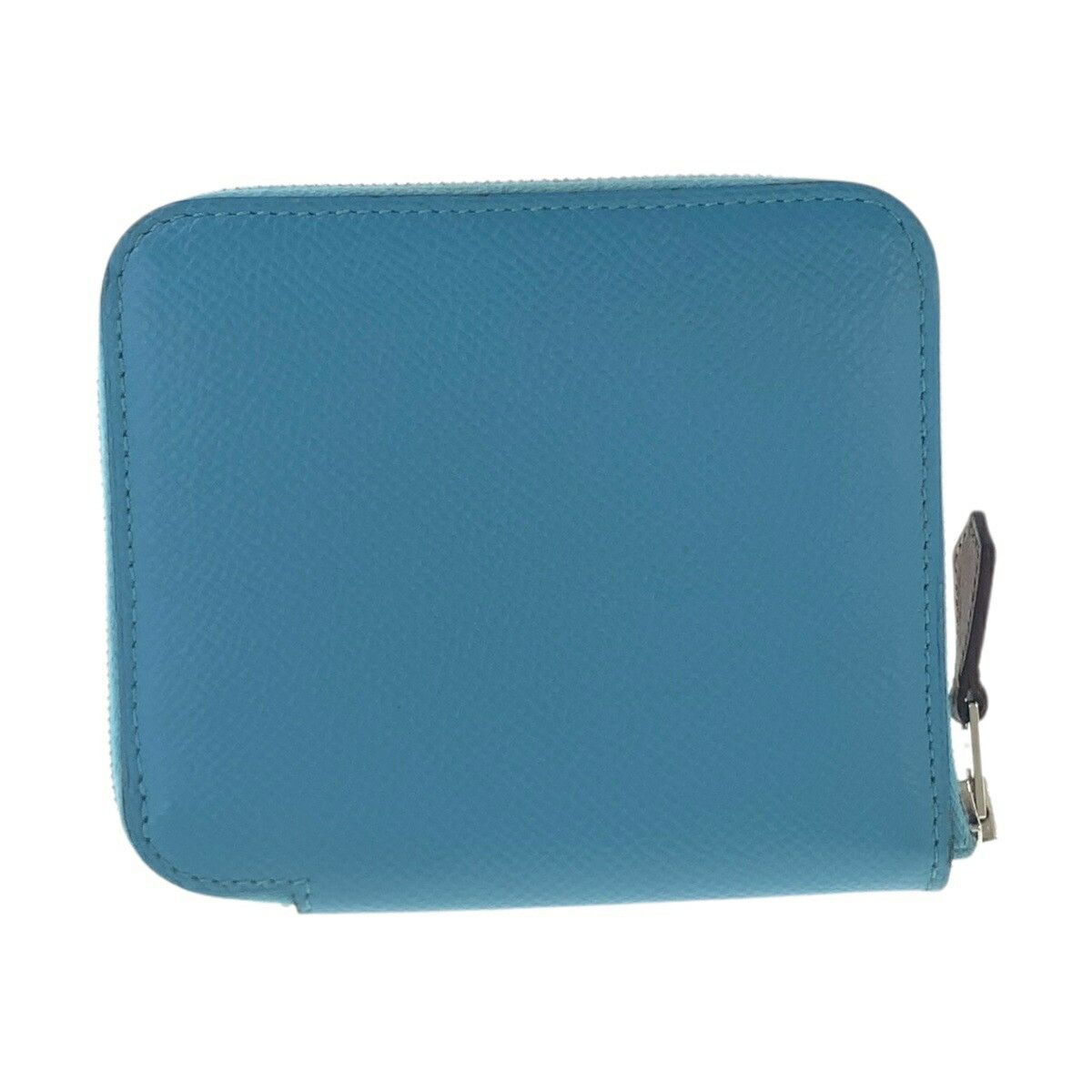 Hermes Hermes Hermes Azap Compact Silk In Leather Silk Wallet Leather Short Wallet D DUTY FREE for USA Size ONE SIZE - 1 Thumbnail