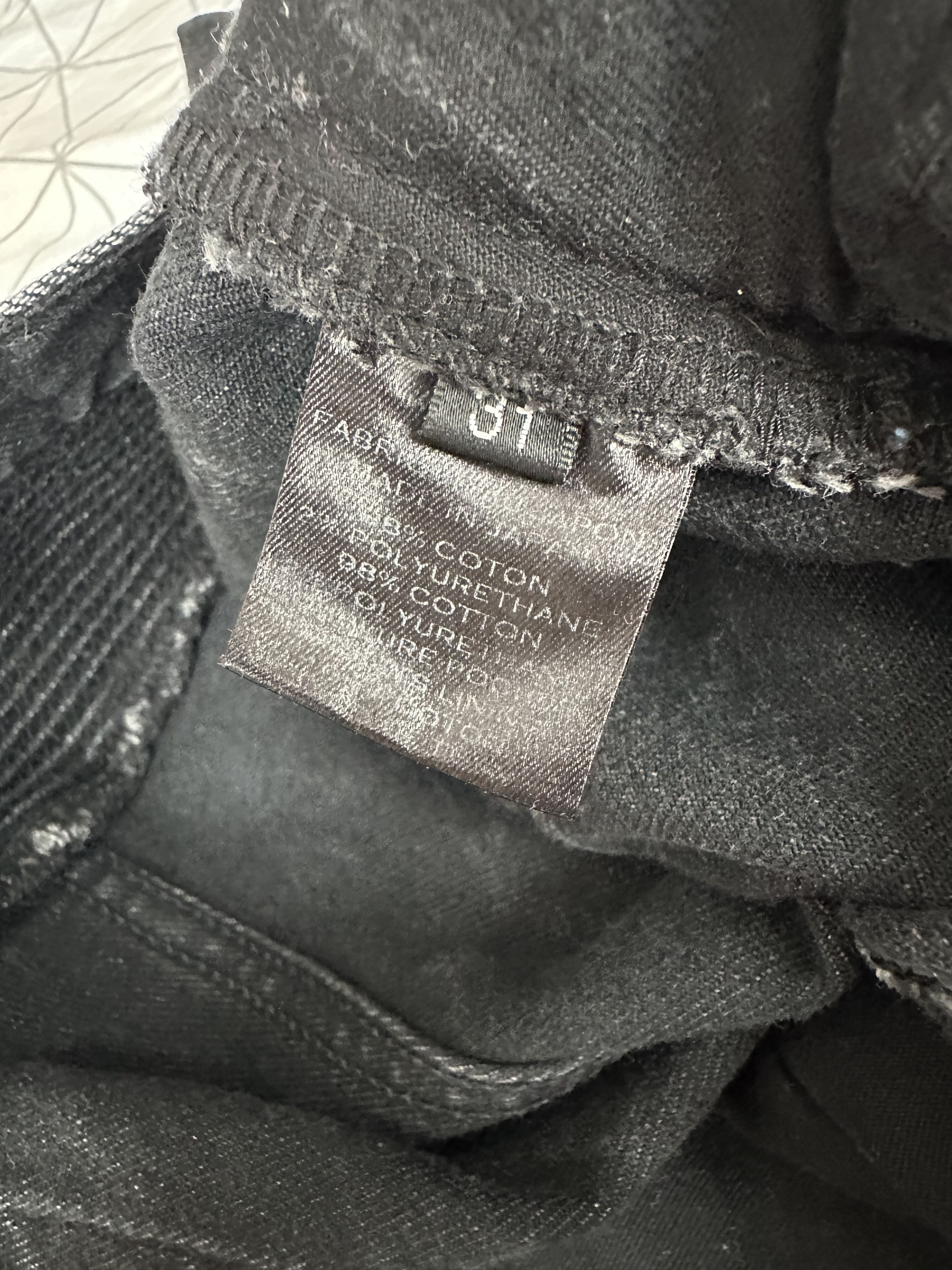 Balmain SS15 Balmain Black Denim Zip Made In Japan Size US 31 - 7 Thumbnail