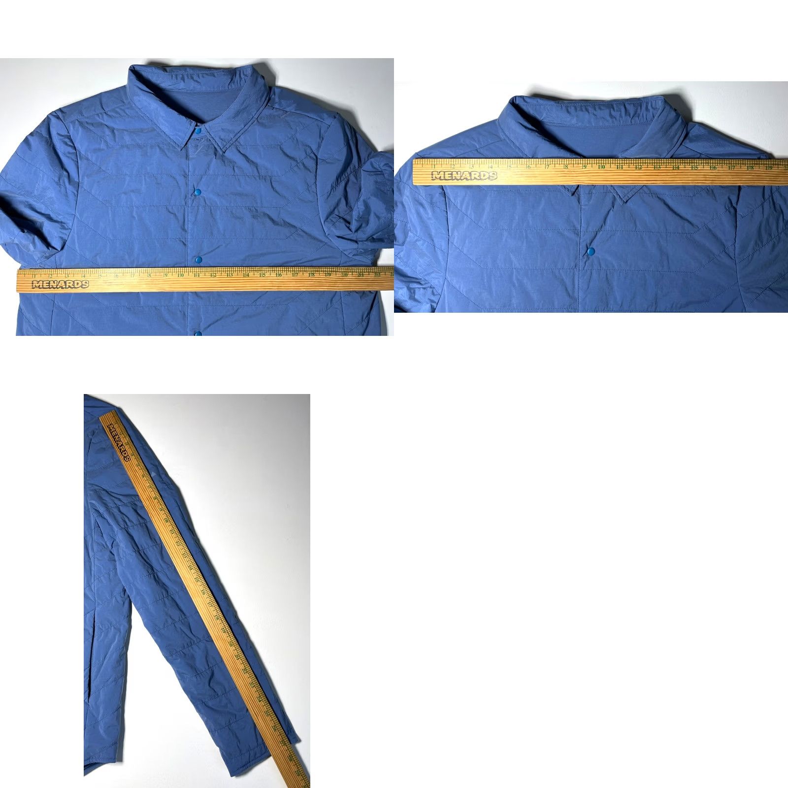 Vintage Myles Jacket Reversible Insulated Shirt Dusty Blue L Mens Size US L / EU 52-54 / 3 - 9 Thumbnail