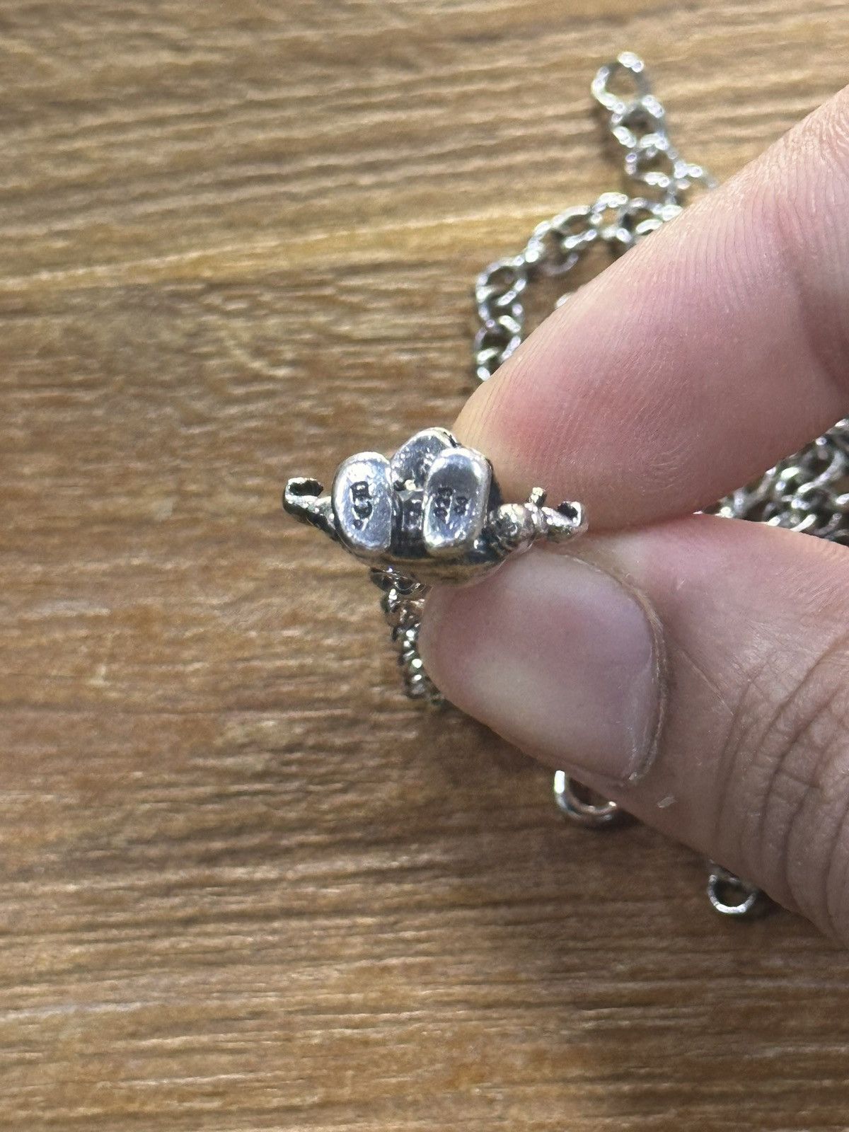 CHROME HEARTS FOTI HARRIS TEETER ZIPPER PENDENT