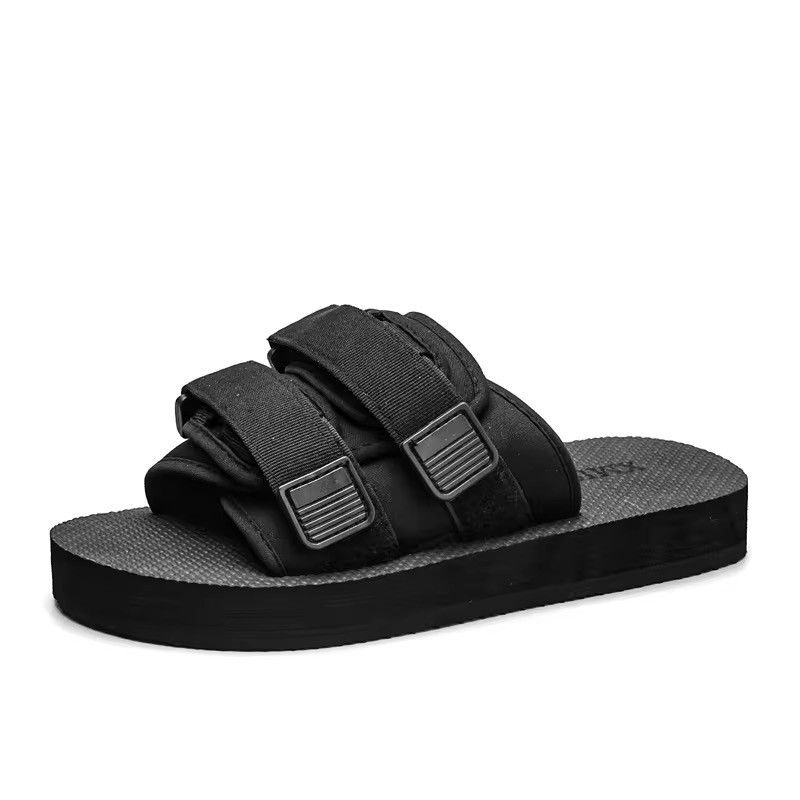 Japanese Brand × Vintage Unbranded Buckle Strap Slides Summer Sandals Size US 11 / EU 44 - 3 Thumbnail