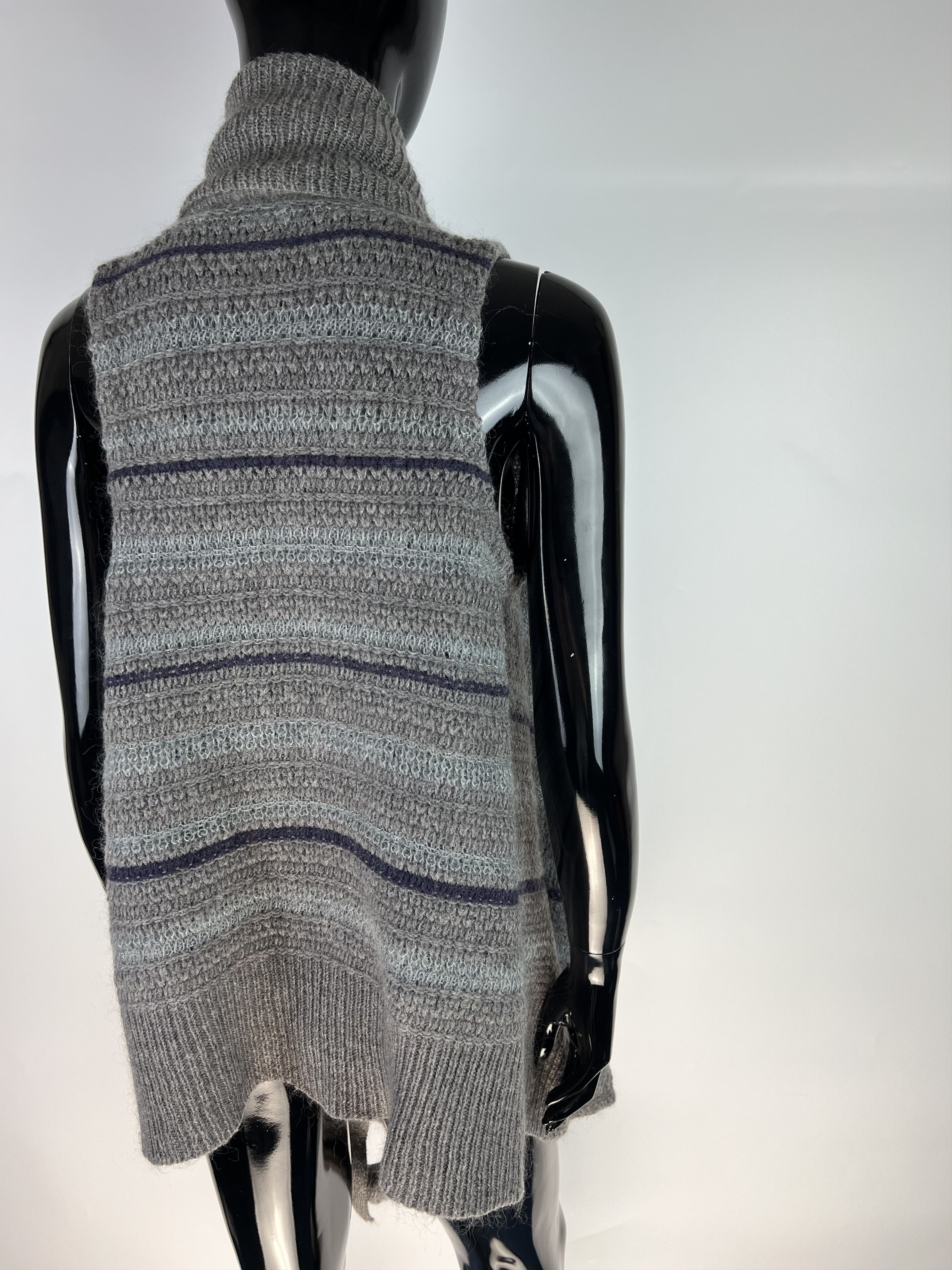 Hugo Boss Boss Orange Wool Sleeveless Cardigan One Size Size ONE SIZE - 4 Thumbnail