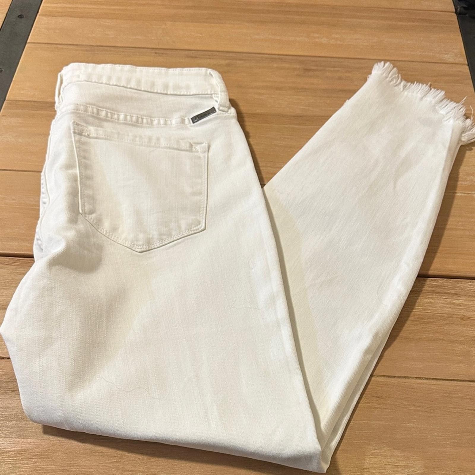 Kancan USA Kancan 11/29 White Denim stretch Jeans denim White Jeans Size 29" - 2 Thumbnail