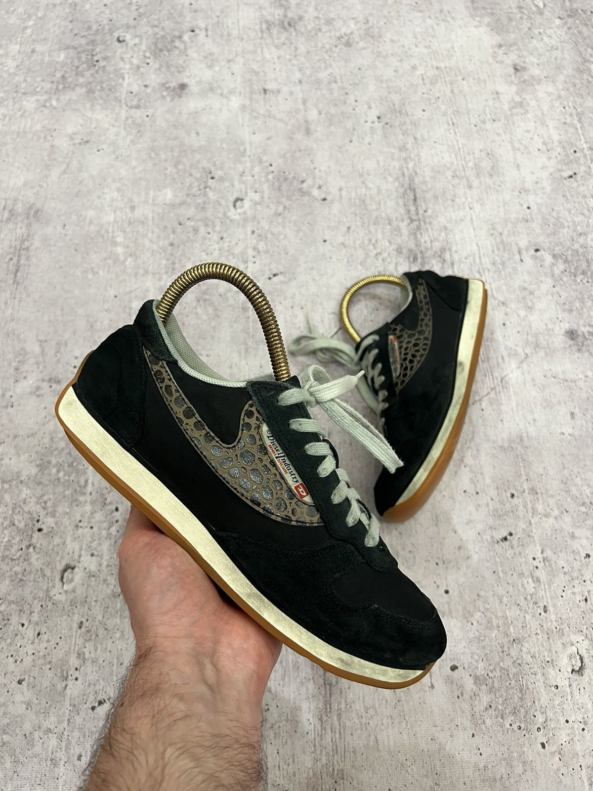Diesel 🩸RARE🩸Diesel Vintage Women Sneakers Y2K Size US 7.5 / IT 37.5 - 1 Thumbnail