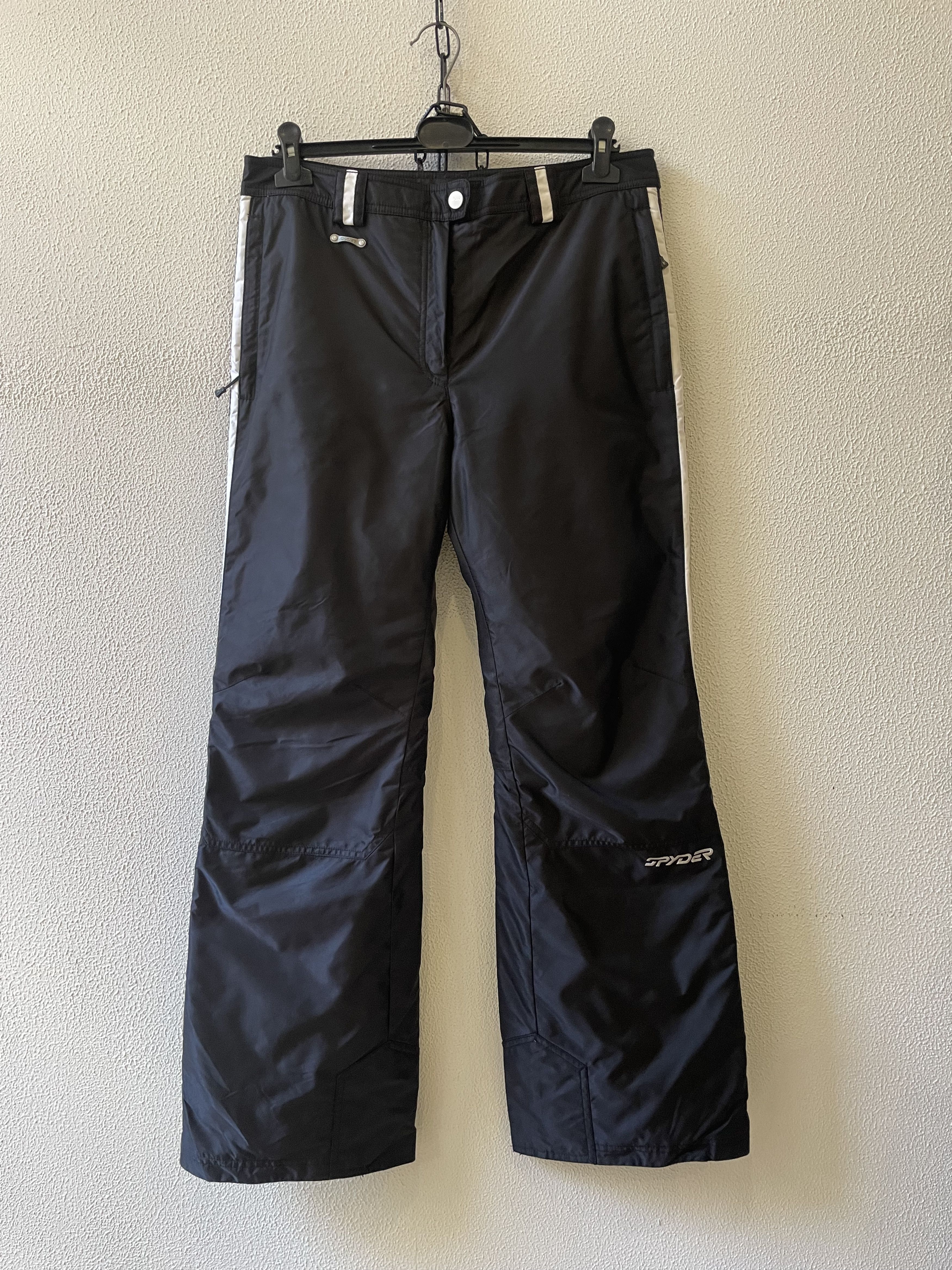 Rare Spyder ski winter pants womans black size Us 12