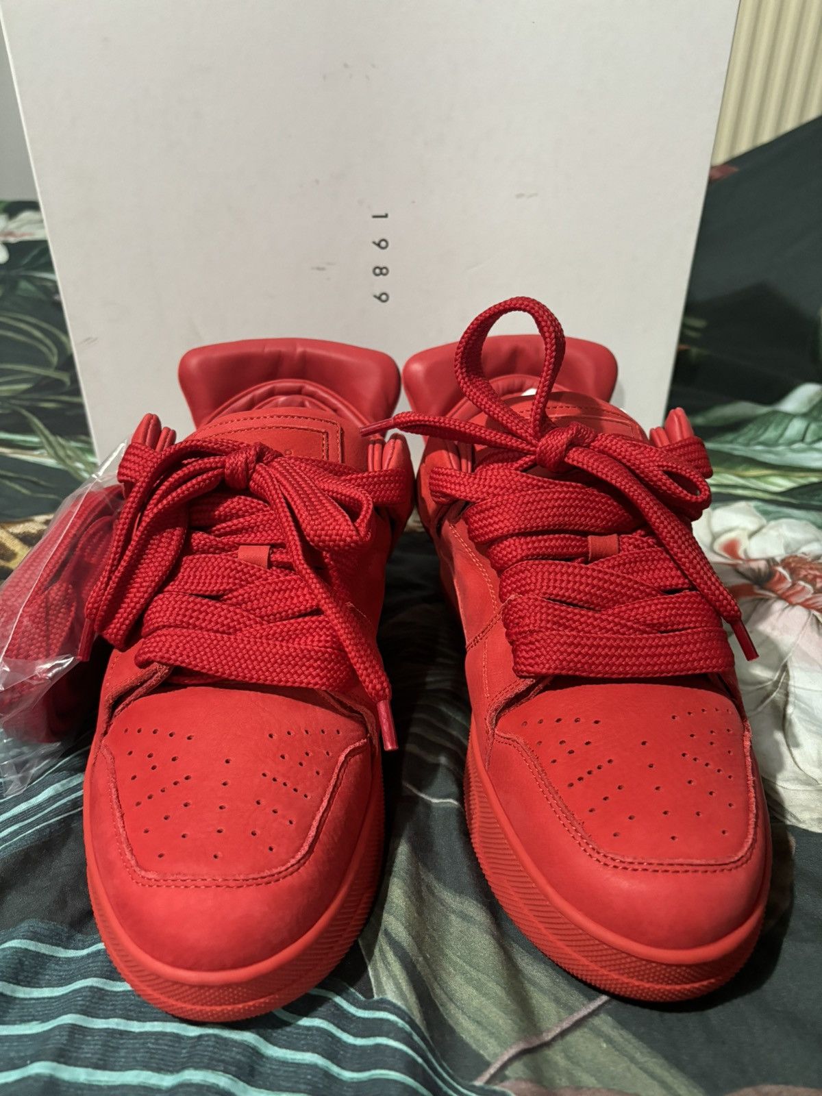 1989 STUDIO Skate Low V-2 Red 1989 STUDIO Size US 10 / EU 43 - 3 Thumbnail