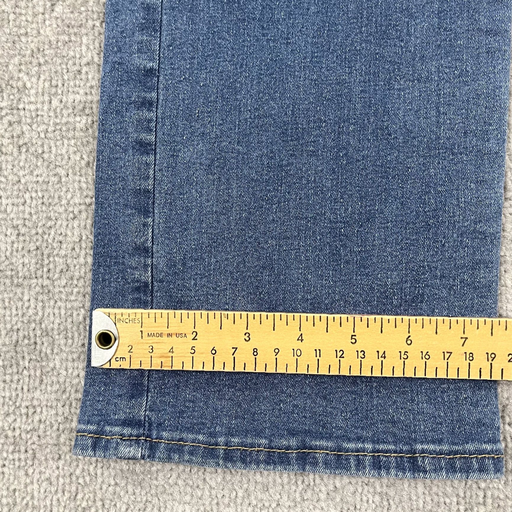 True Religion True Religion Ricky Jeans Mens 34 x 32 Relaxed Straight Blue Denim Hip Hop Pants Size US 34 / EU 50 - 7 Thumbnail