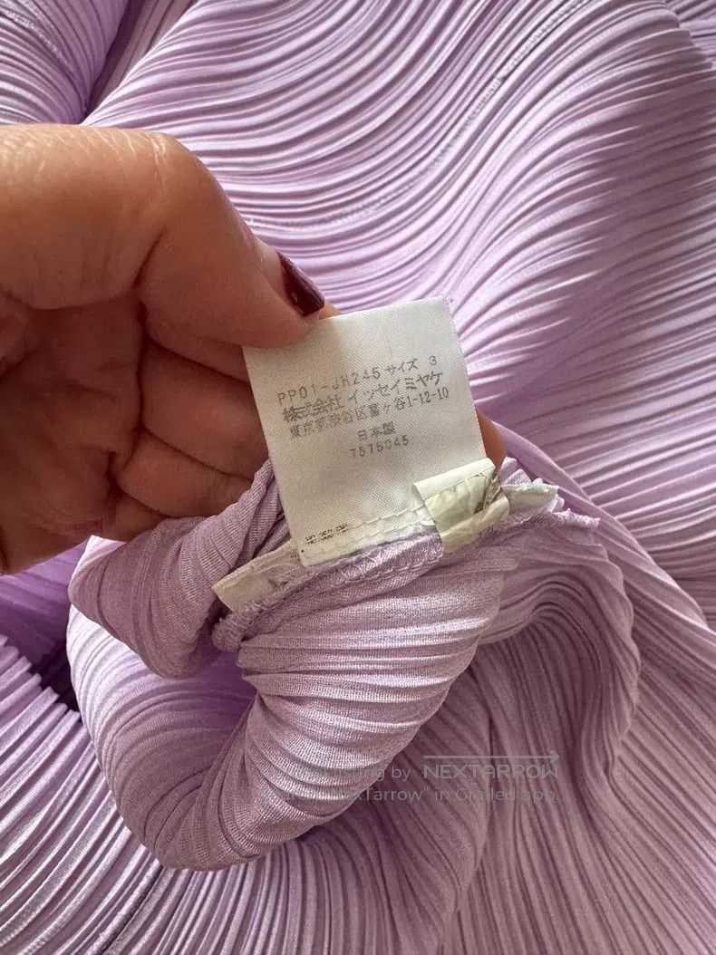 Issey Miyake Issey Miyake Purple Shirt Size L / US 10 / IT 46 - 4 Thumbnail