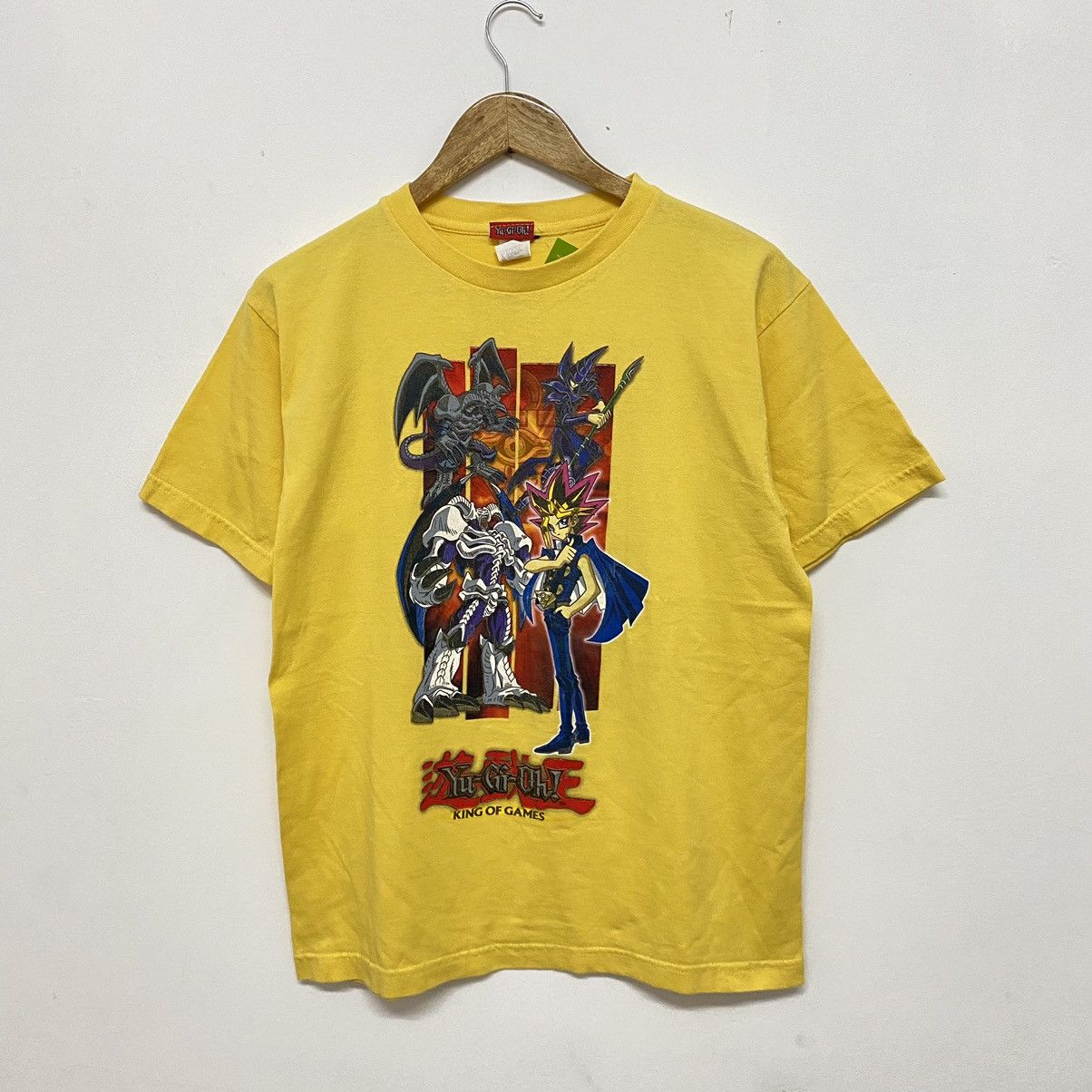 Anime × Band Tees × Vintage Vintage CRAZY‼️ Yu-Gi-Oh! Yugi Mutou King Of Games Anima Tee Size US M / EU 48-50 / 2 - 1 Thumbnail