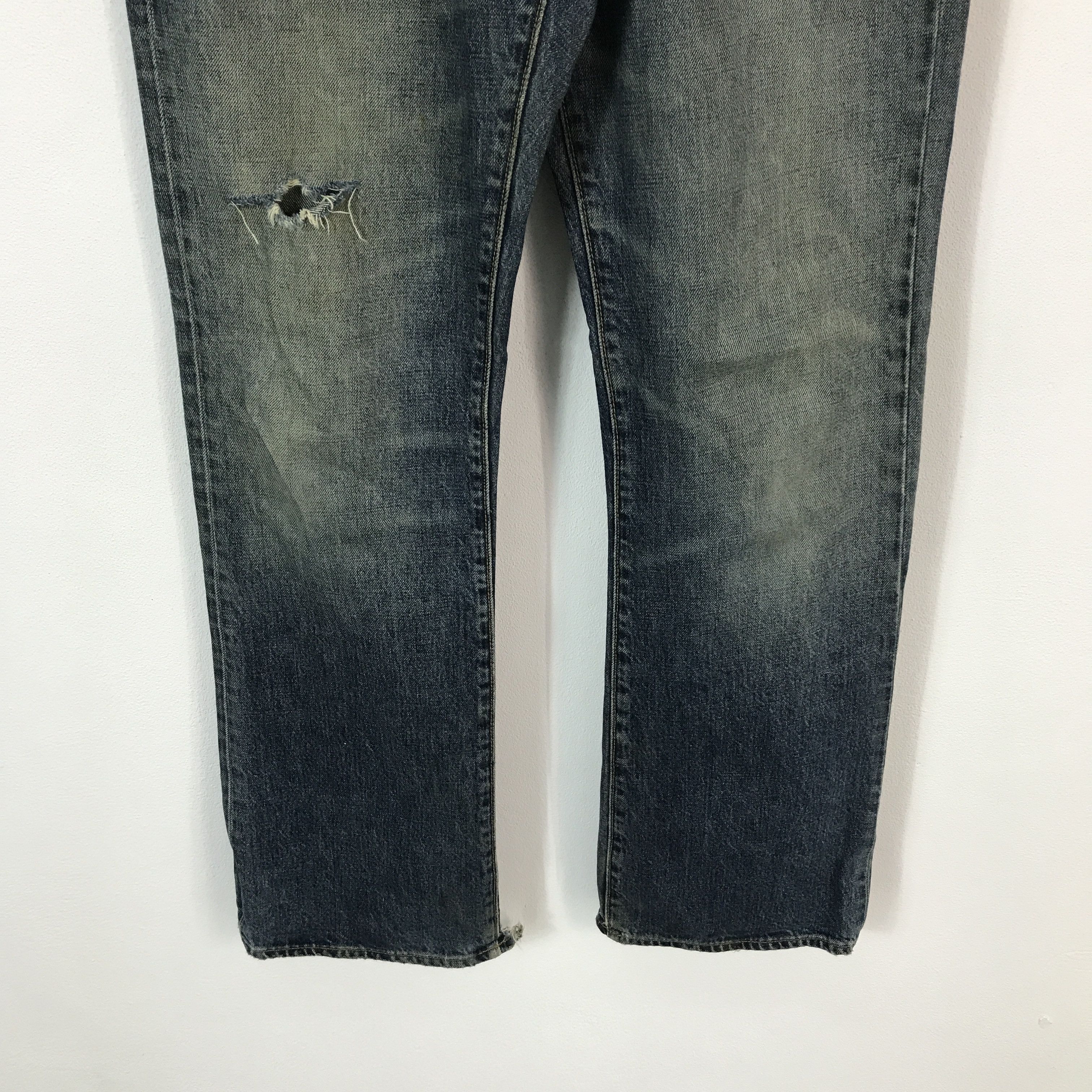 Gap Baggy gap distressed boot fit denim pants Size US 30 / EU 46 - 3 Thumbnail