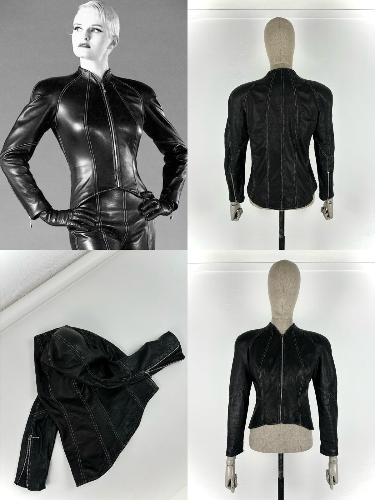 Other VTG NORTHBOUND LEATHER 6000 Contoured Canada BDSM Full-Zip Jacket Bomber 12 Size M / US 6-8 / IT 42-44 - 1 Thumbnail