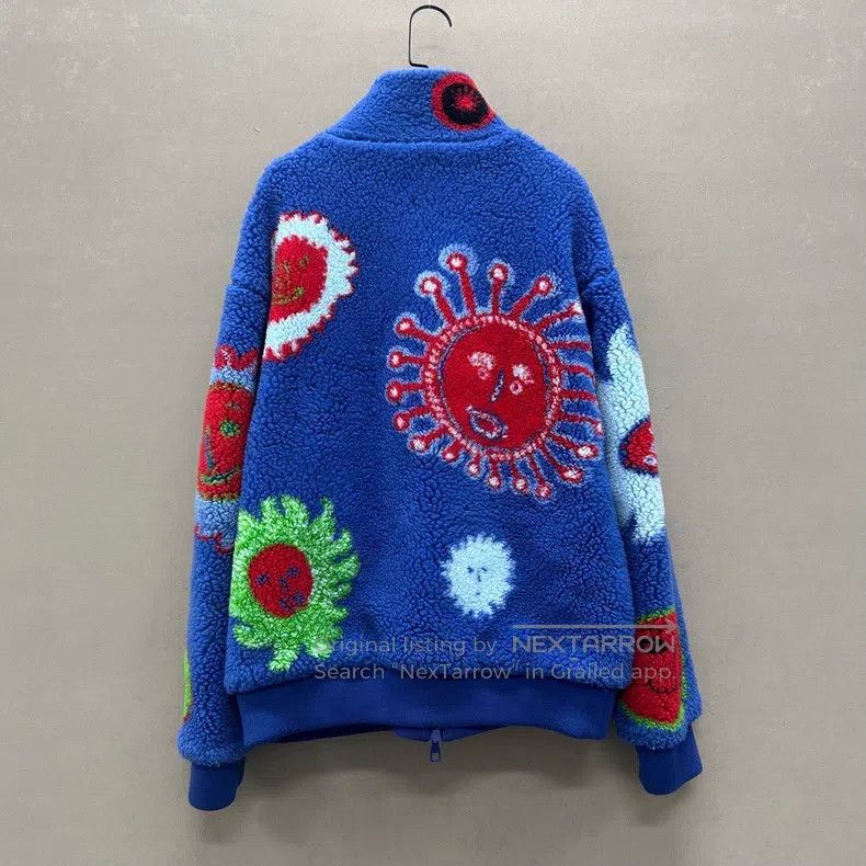 Louis Vuitton Louis Vuitton Yayoi Kusama Co-Branded Blue Printed Teddy J Size US M / EU 48-50 / 2 - 2 Thumbnail