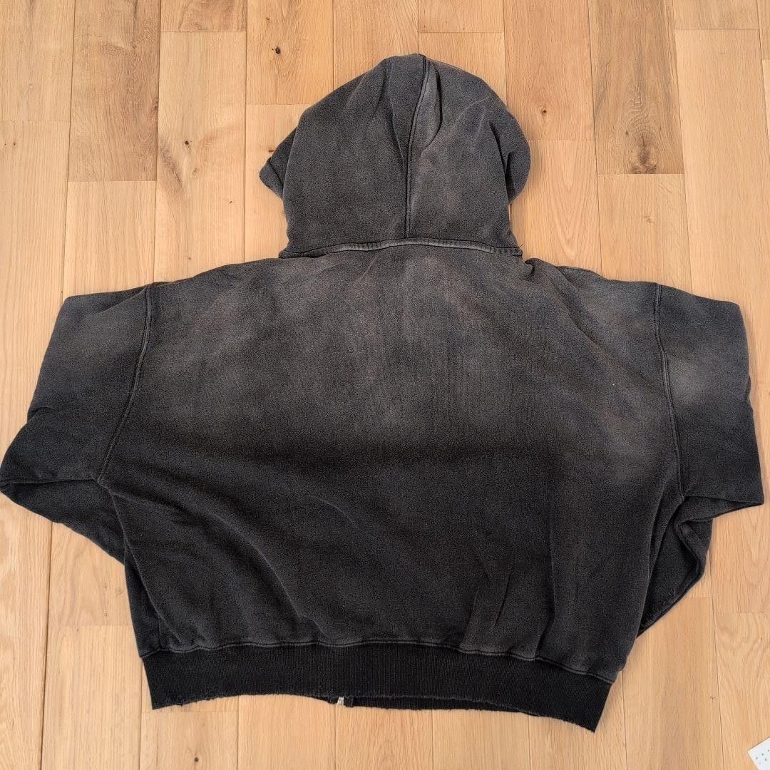 Vale VALE FOREVER “VENDETTA” Zip Hoodie [EVO] – Washed Black, XL Size US XL / EU 56 / 4 - 8 Thumbnail