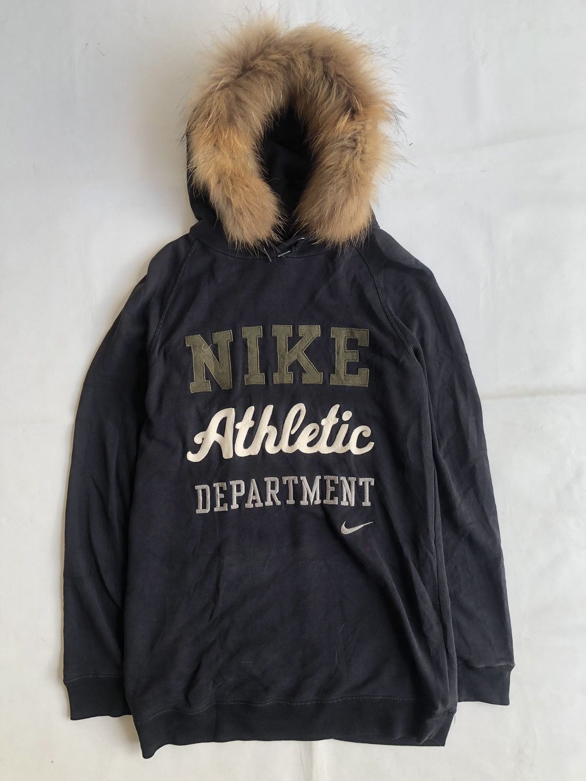 If Six Was Nine × Japanese Brand × Le Grande Bleu (L.G.B.) Nike Poem Fur Black Hoodie Size US L / EU 52-54 / 3 - 1 Thumbnail