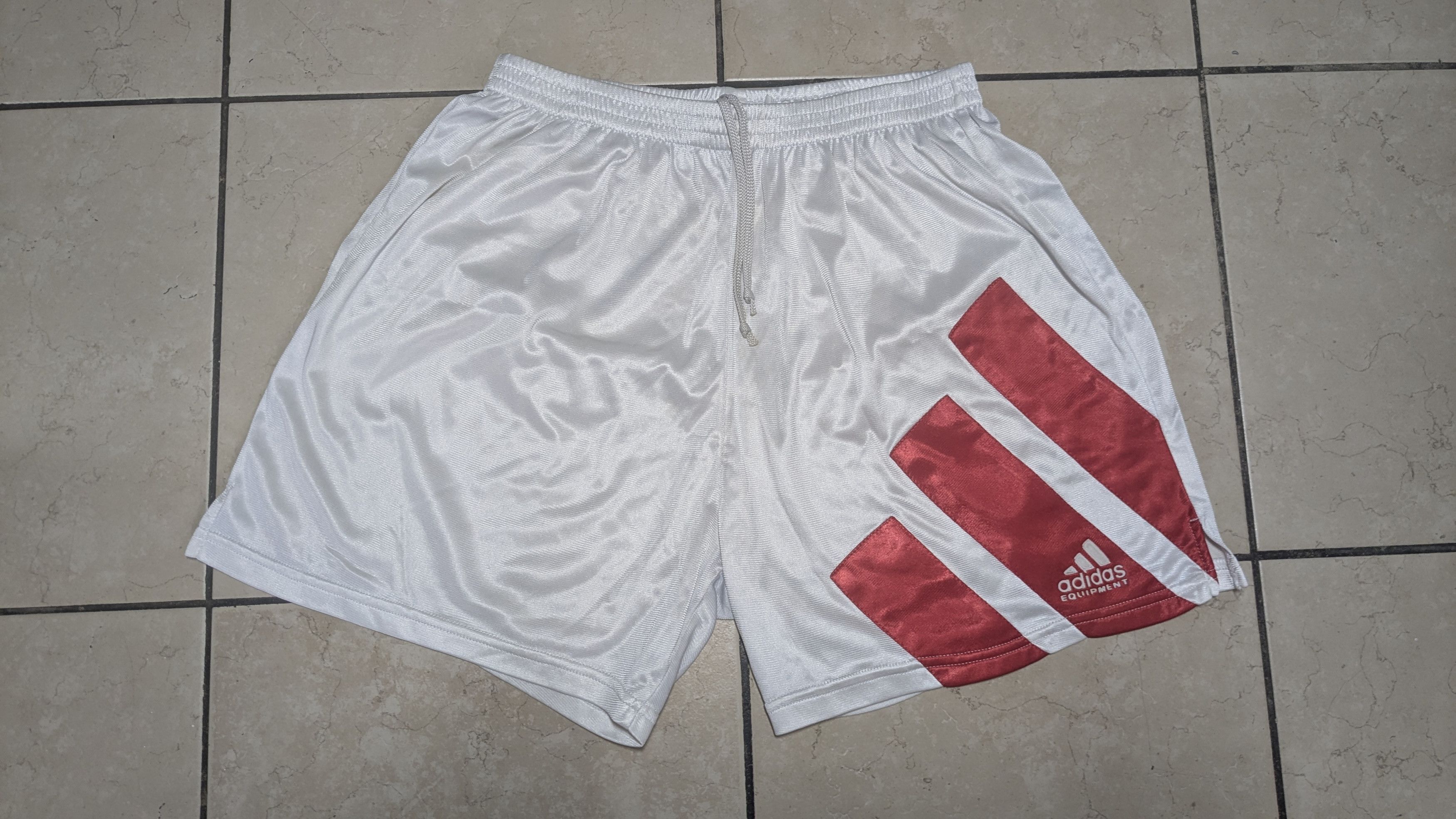 Adidas Equipment 1992 White/Red Stripes Shorts