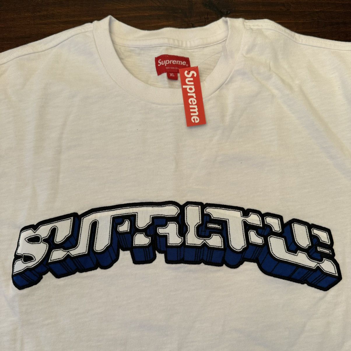 Supreme Supreme Block Arc T-Shirt Size US XL / EU 56 / 4 - 2 Thumbnail