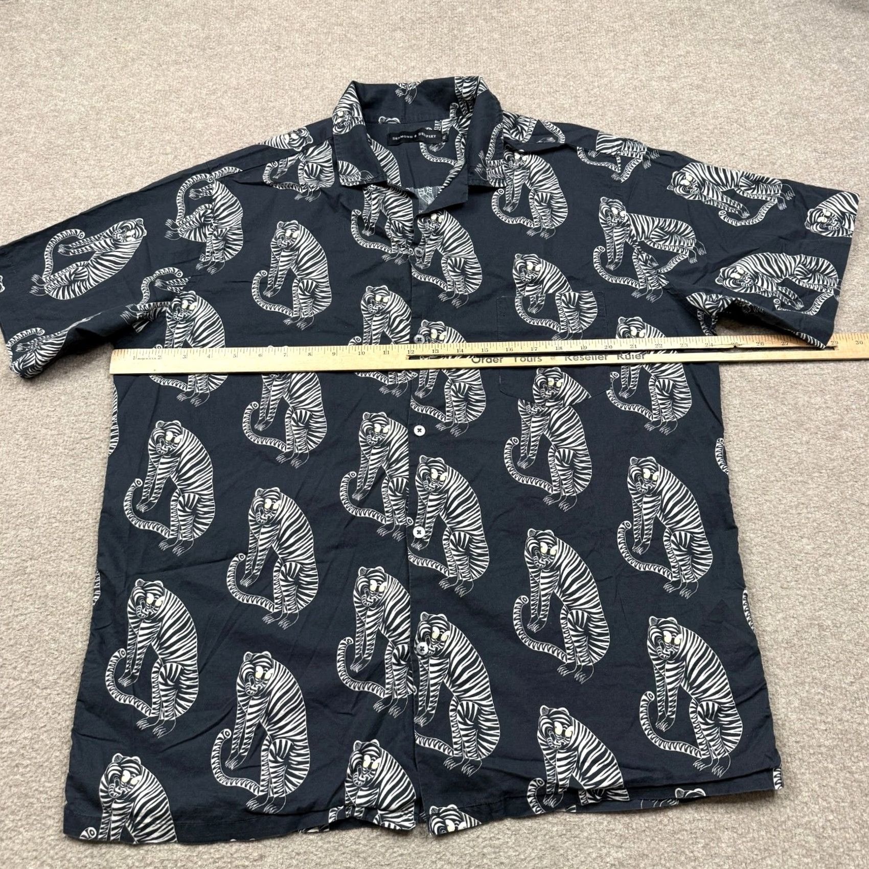 Vintage Desmond Dempsey Pajama Top XL Black Knit Lightweight Shirt Men Size US XL / EU 56 / 4 - 5 Thumbnail