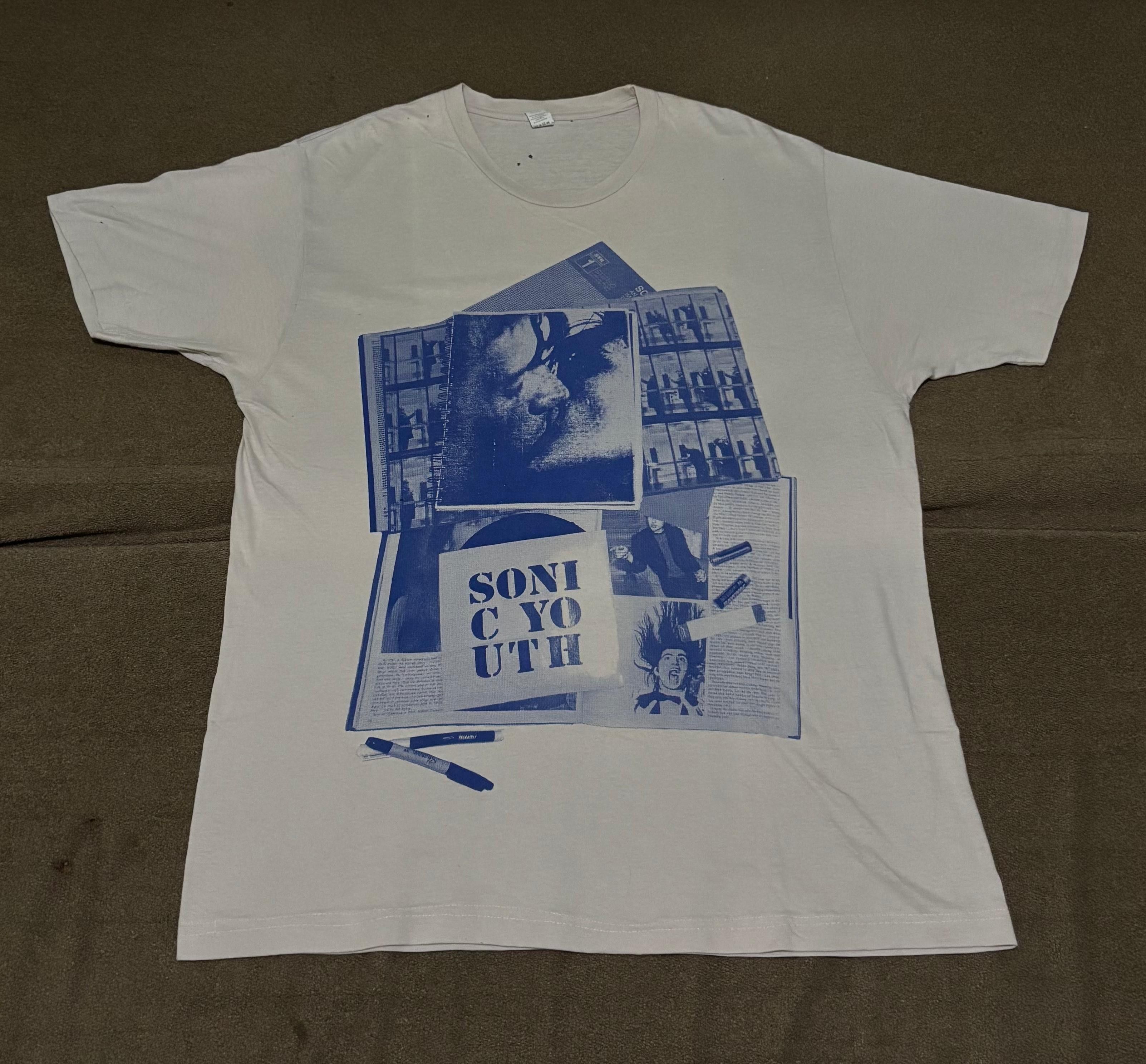 Vintage Vintage Y2k Rare Sonic Youth Shirt Dinosaur jr Nirvana Size US L / EU 52-54 / 3 - 2 Thumbnail