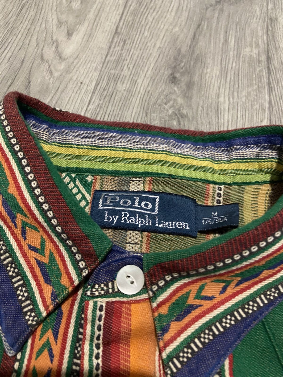 Polo Ralph Lauren Polo Ralph Lauren Vintage SouthWestern Aztec Button Up Shirt Size US M / EU 48-50 / 2 - 5 Thumbnail