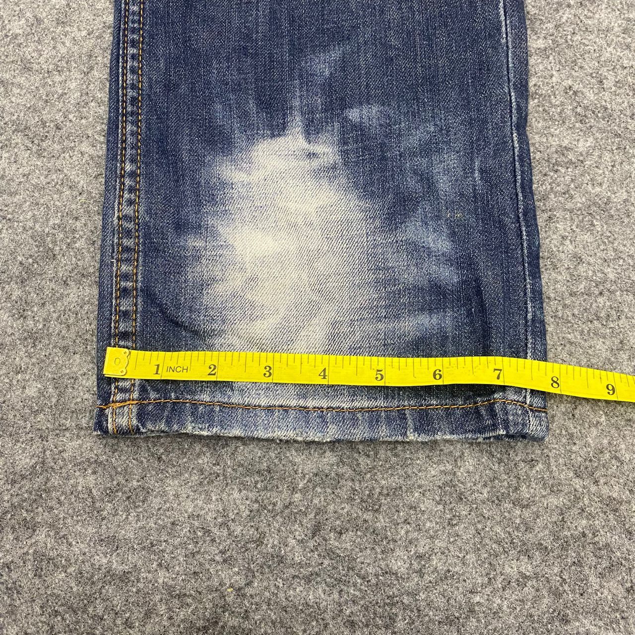 If Six Was Nine 💥Best Offer💥Vintage Japanese Brand Distressed Denim Size US 34 / EU 50 - 8 Thumbnail