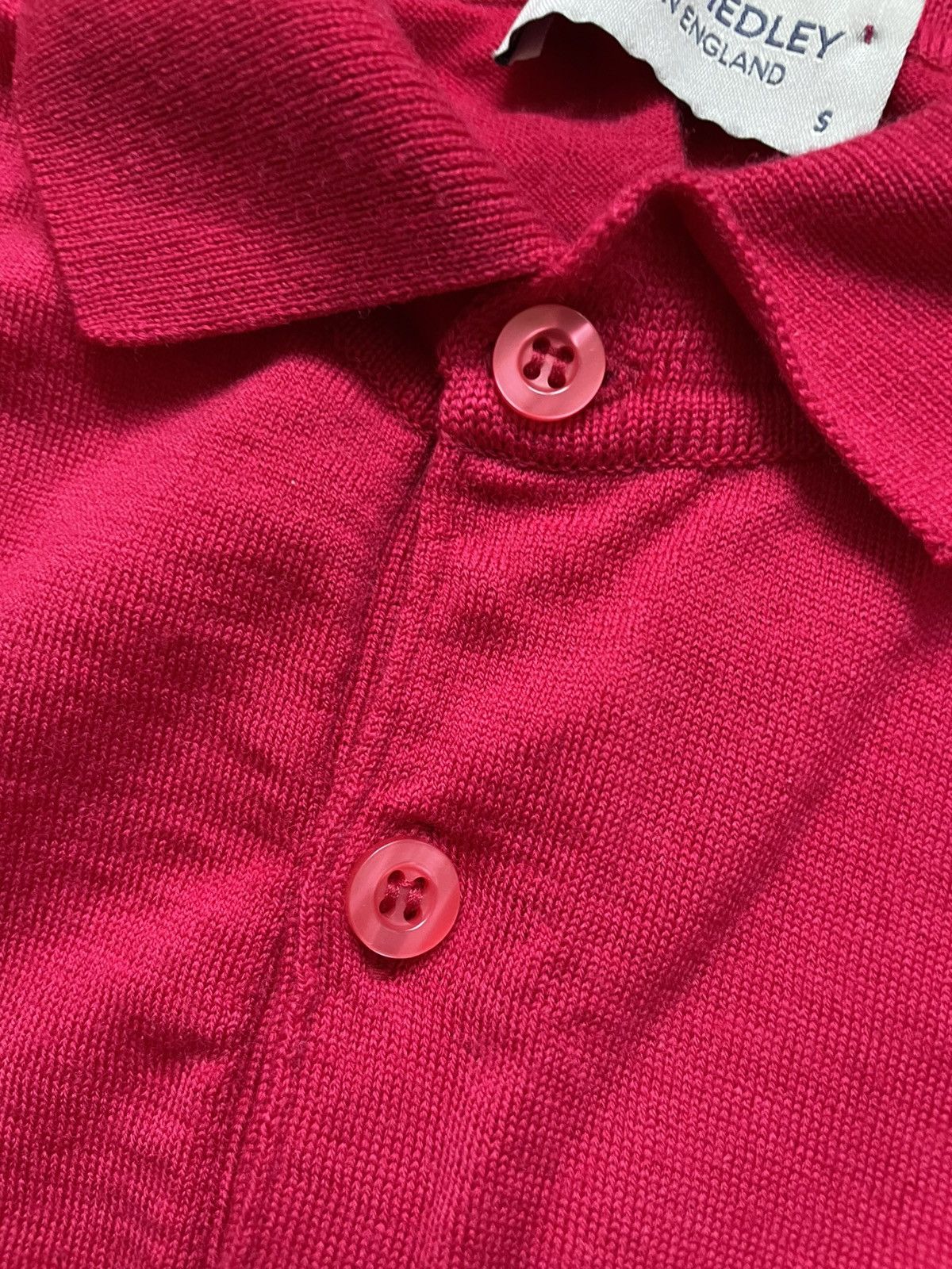 Designer Britain Designer John Smedley Classic Light Polo S Pink Size US S / EU 44-46 / 1 - 3 Thumbnail