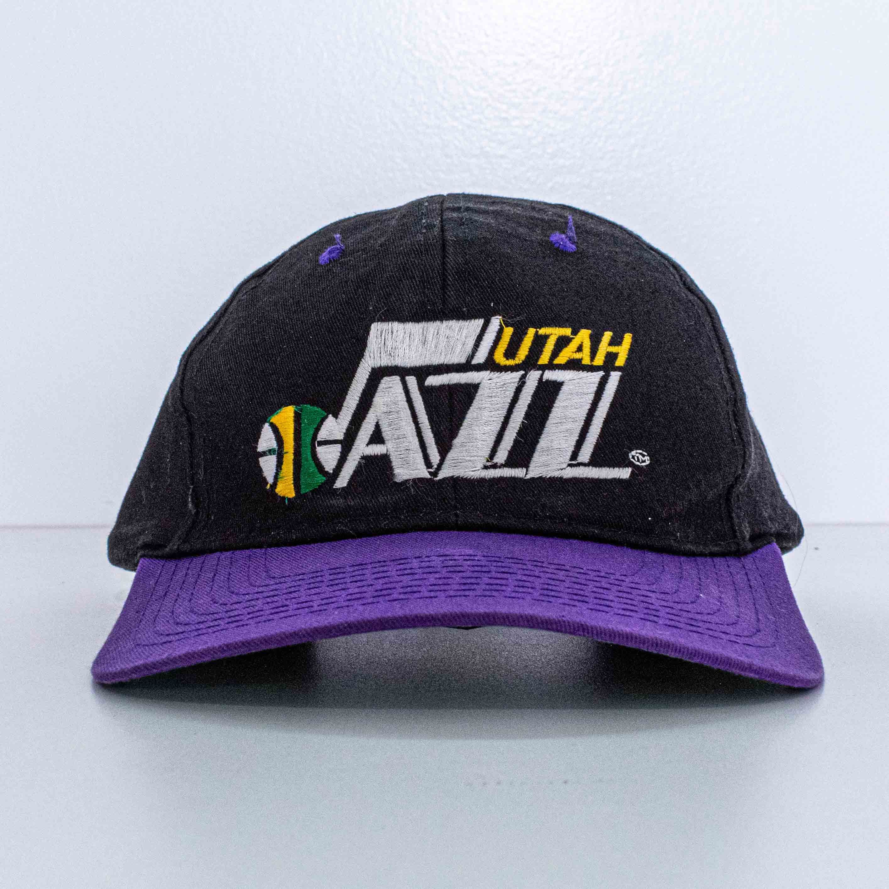 NBA Utah Jazz NBA Competitor Snapback Hat Basketball VTG 90s Size ONE SIZE - 2 Thumbnail