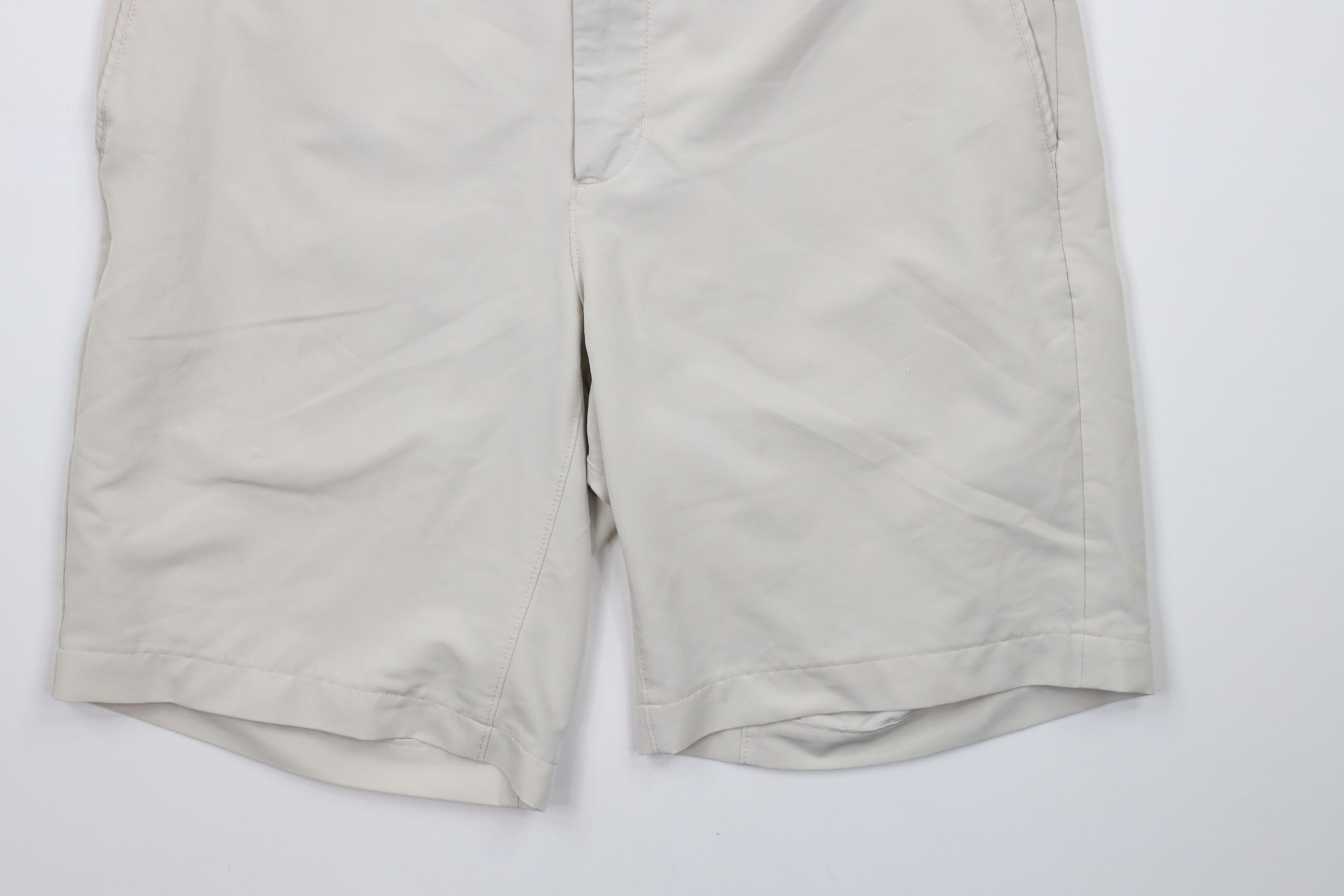 Nike × Vintage Nike Front Hybrid Stretch Tech Golfing Golf Chino Shorts Tan Size US 32 / EU 48 - 4 Thumbnail
