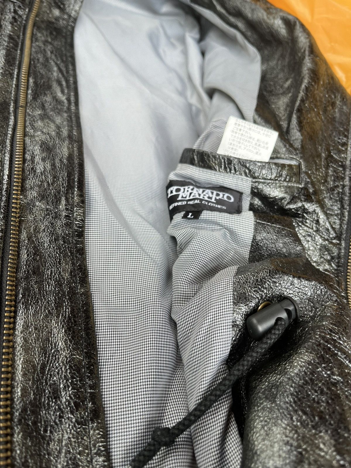 Tornado Mart vintage tornado mart Long Trench leather Jacket parkan Size US L / EU 52-54 / 3 - 23 Thumbnail