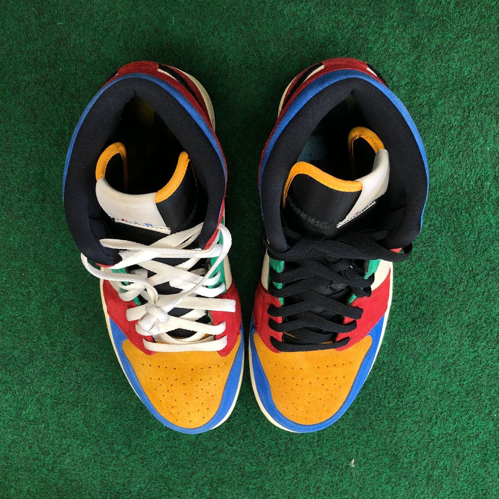 Nike Pre-Owned Air Jordan 1 Mid Fearless ‘Blue the Great’ - Size Size US 9 / EU 42 - 4 Thumbnail