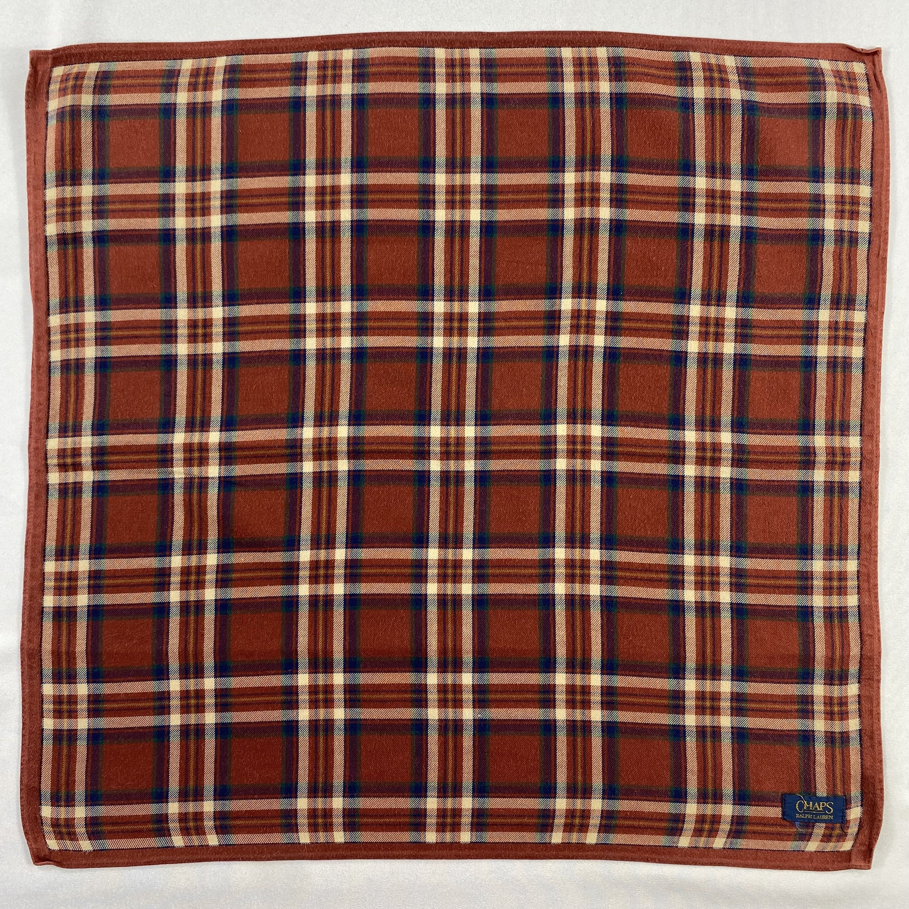 Chaps Ralph Lauren × Vintage Chaps Ralph Lauren Handkerchief / Neckerchief-P756 Size ONE SIZE - 1 Thumbnail