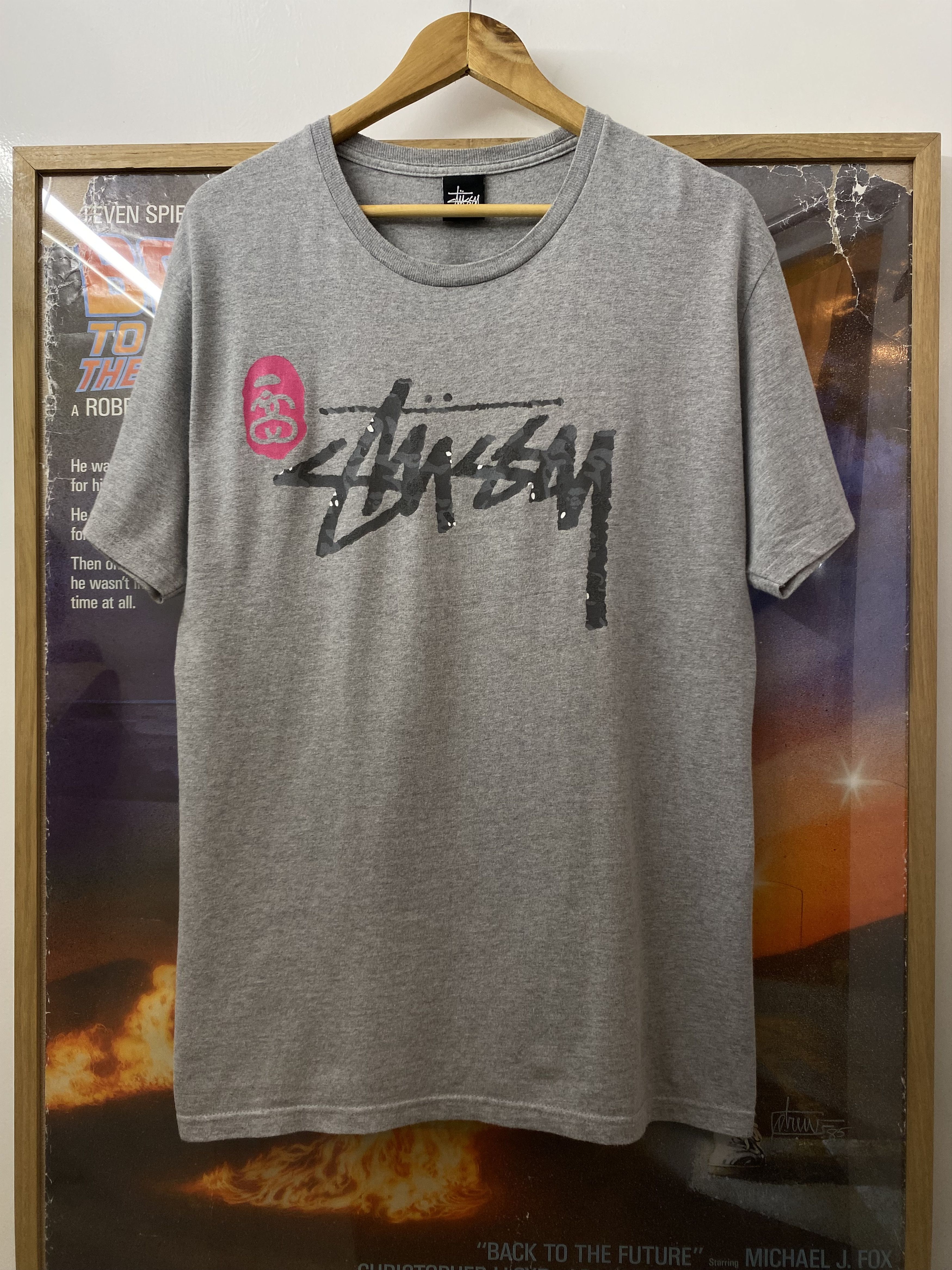 Bape × Stussy FW2013 Bape x Stussy Ill Collaboration Shark T Shirt Size US M / EU 48-50 / 2 - 1 Thumbnail